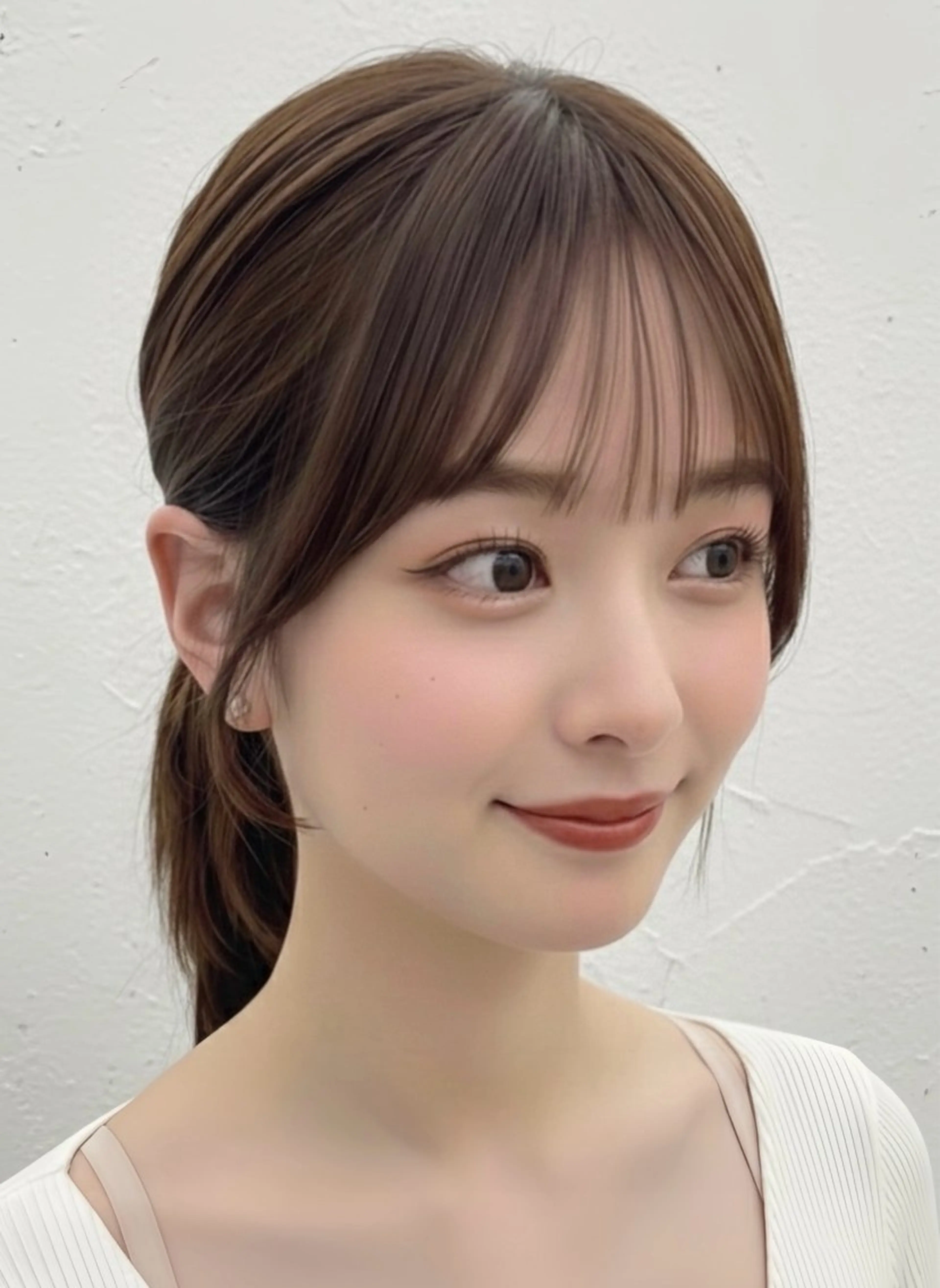 セミロング 顔周りカット 渋谷/髪質改善🫧 韓国/レイヤー/会田のヘアスタイル