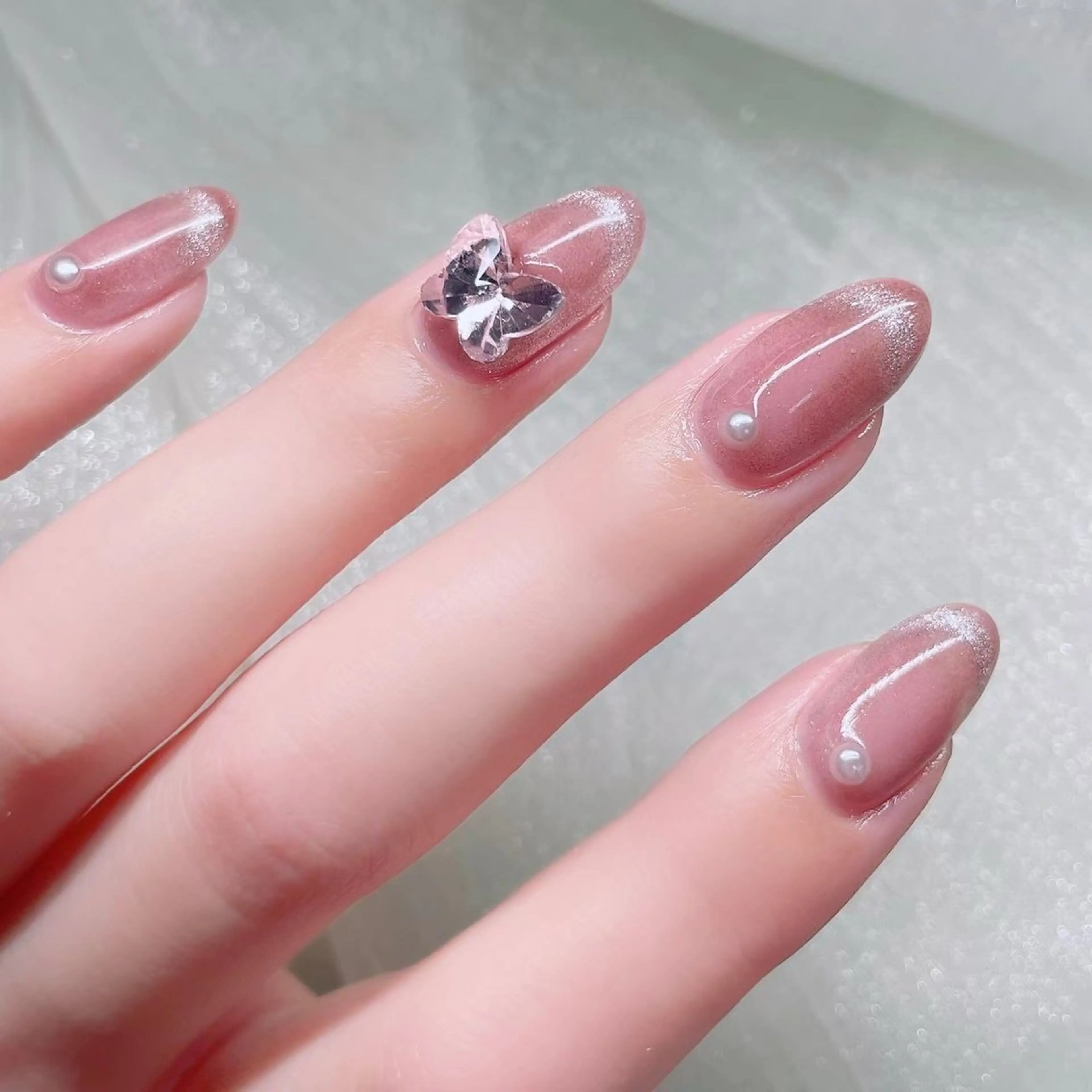 ネイル ストーンネイル ハンドネイル Nailist suzuのネイルデザイン