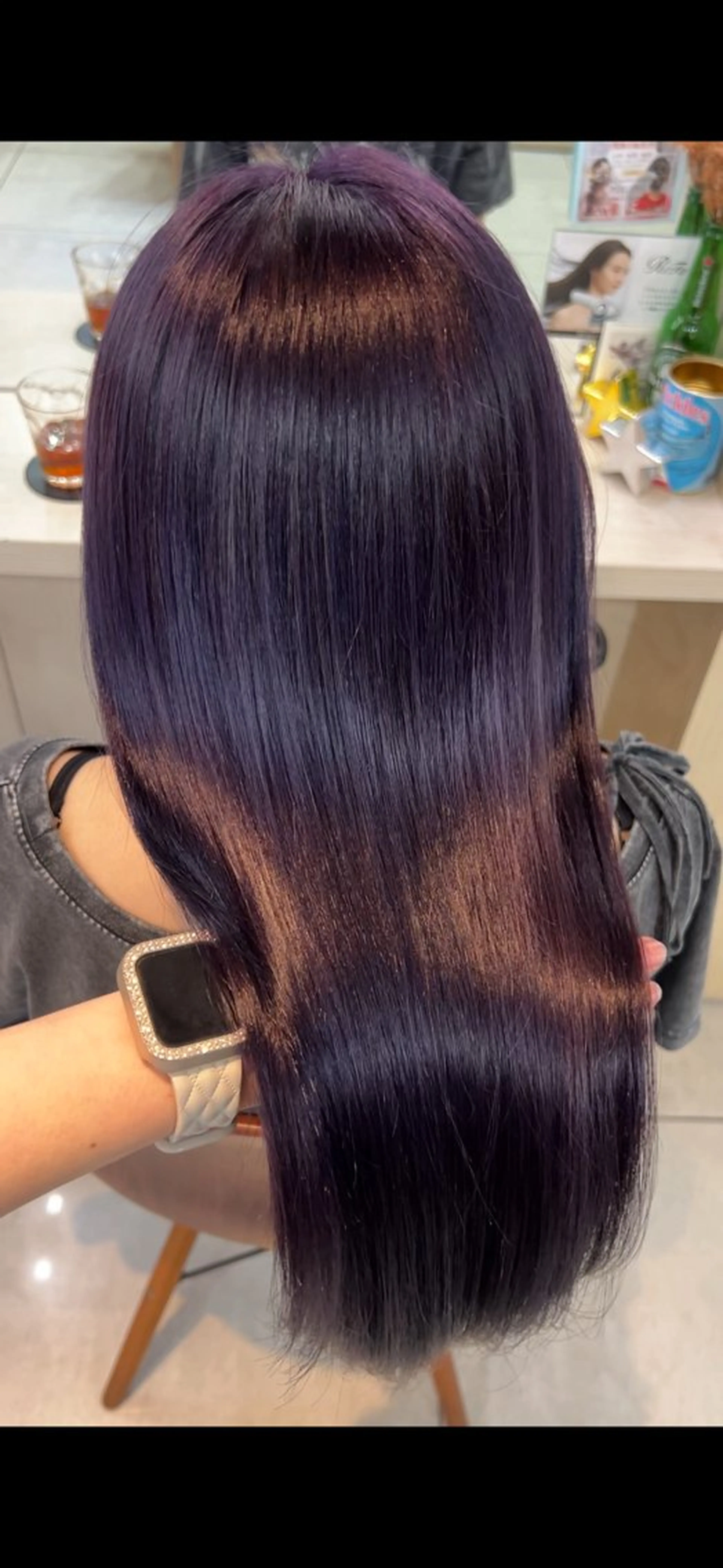 ロング カラー 髪質改善 縮毛矯正 トリートメント 髪質改善カラー /ヘアメ🎀みさきのヘアスタイル