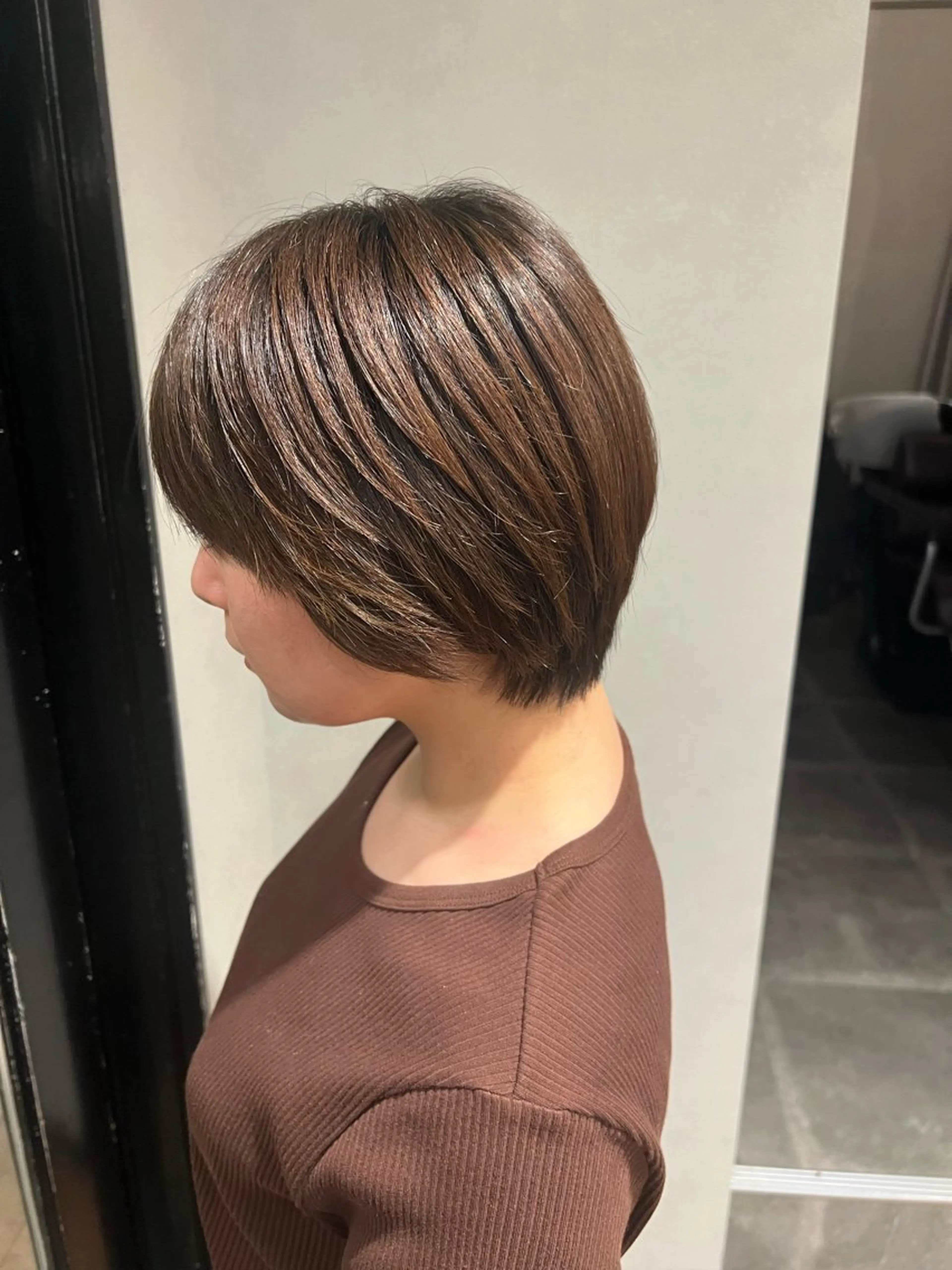 ショート くびれヘア ショートヘア 髙橋 秀果のヘアスタイル