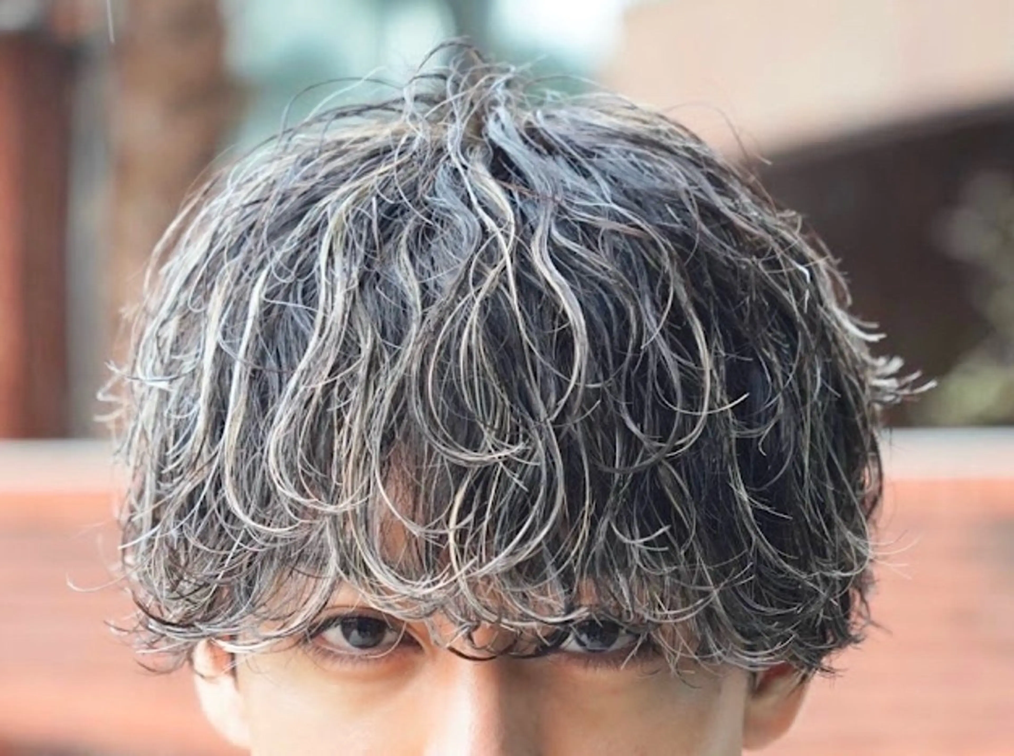 カラー パーマ メンズ カット ヘアカラー パーマ fifth park 六反穂 龍介のヘアスタイル