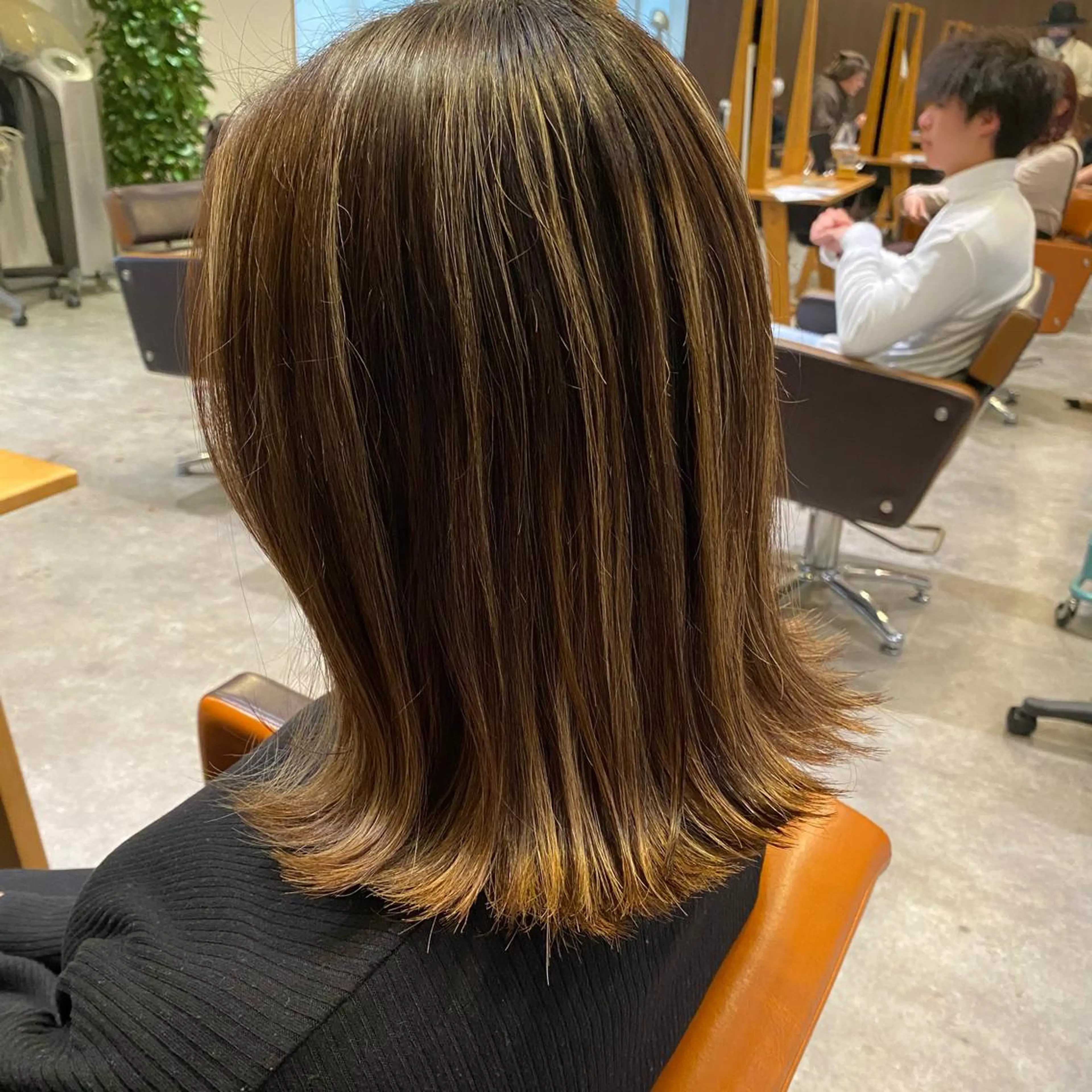 ミディアム Maison/松本/ 艶髪/カラー/メンズのヘアスタイル