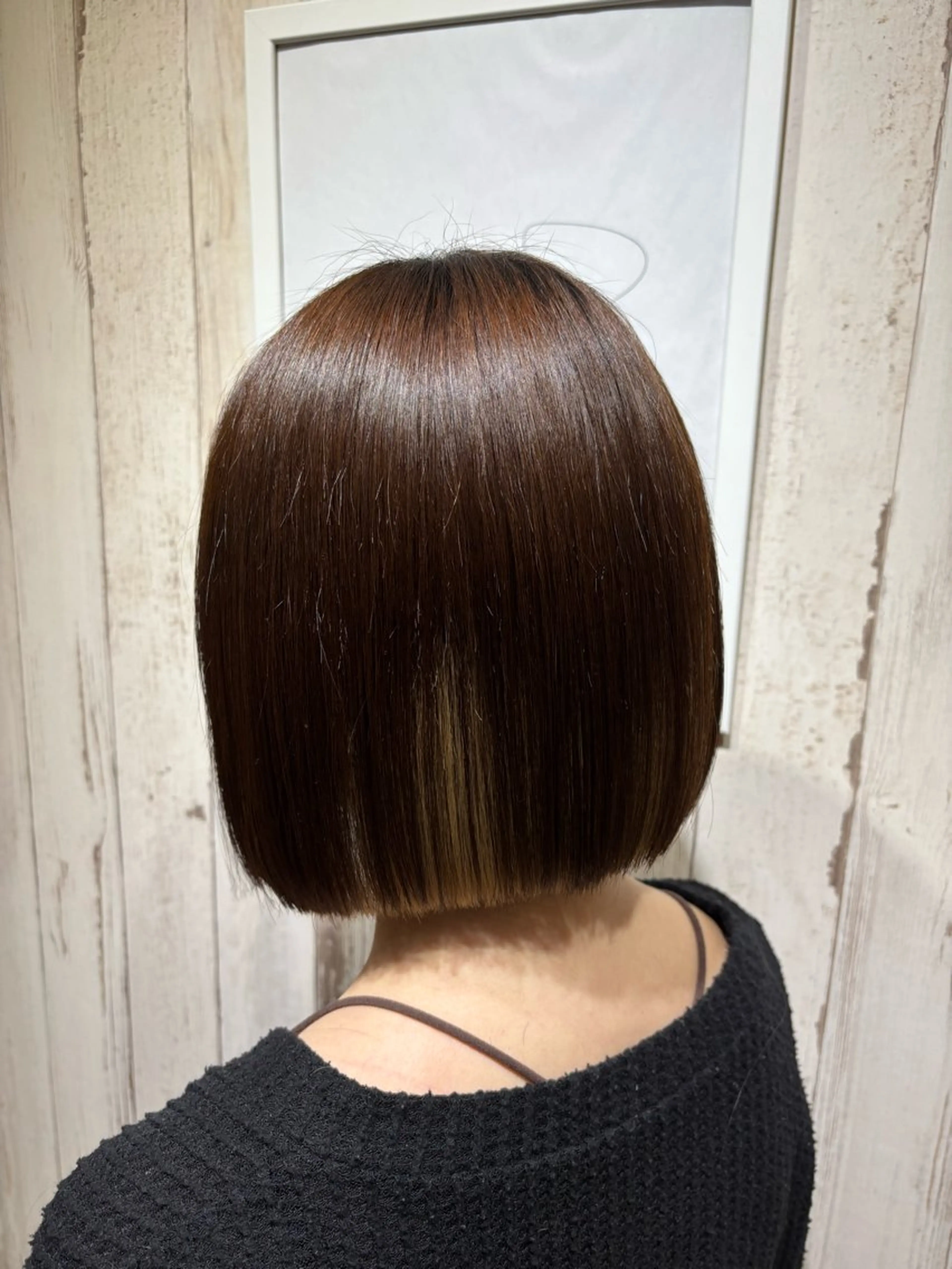 ショート ボブ カット ✨似合わせボブ✨ 縮毛矯正のヘアスタイル