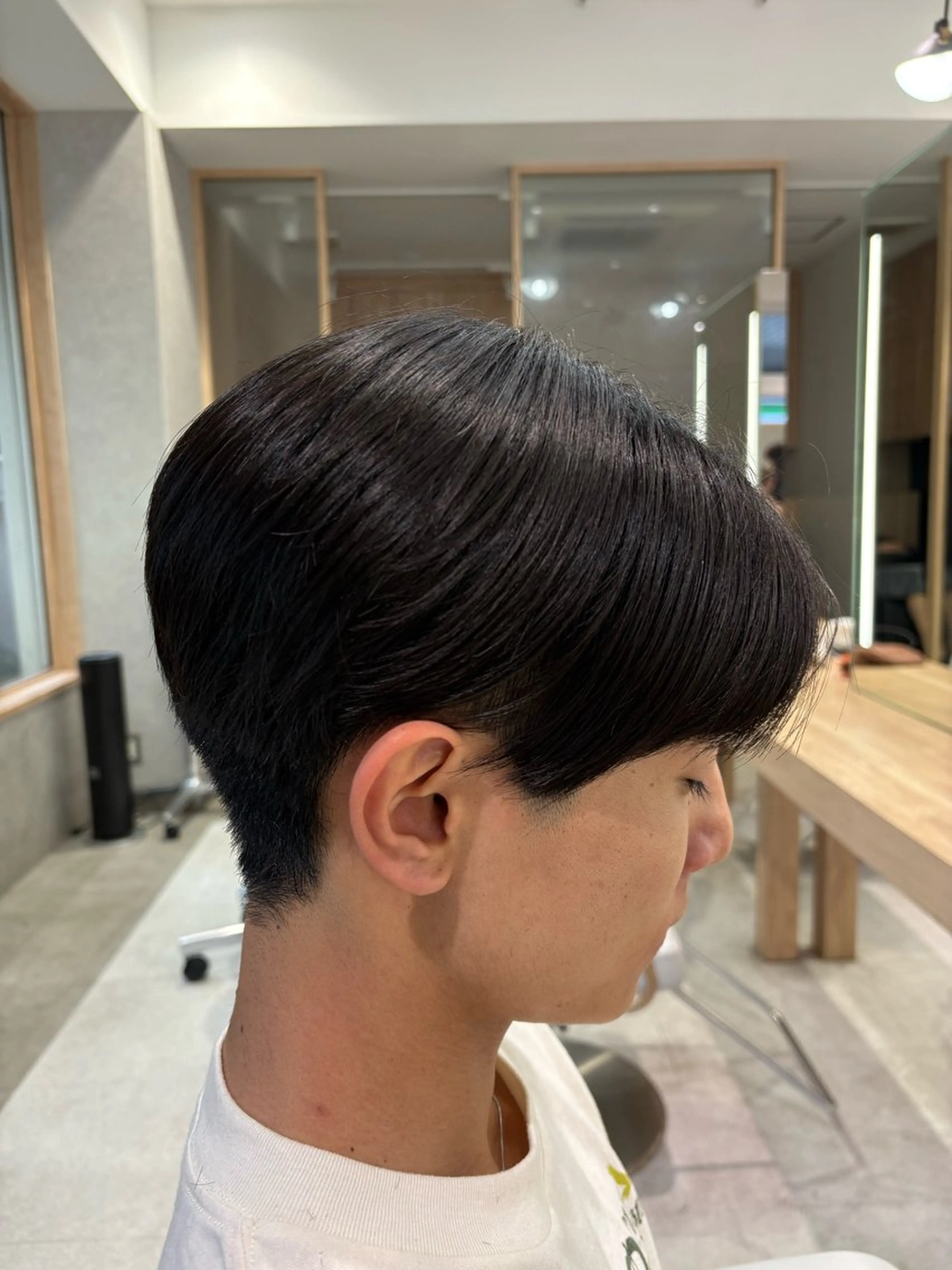 パーマ メンズ カット 縮毛矯正 縮毛矯正& 透明感カラー✨レオのヘアスタイル