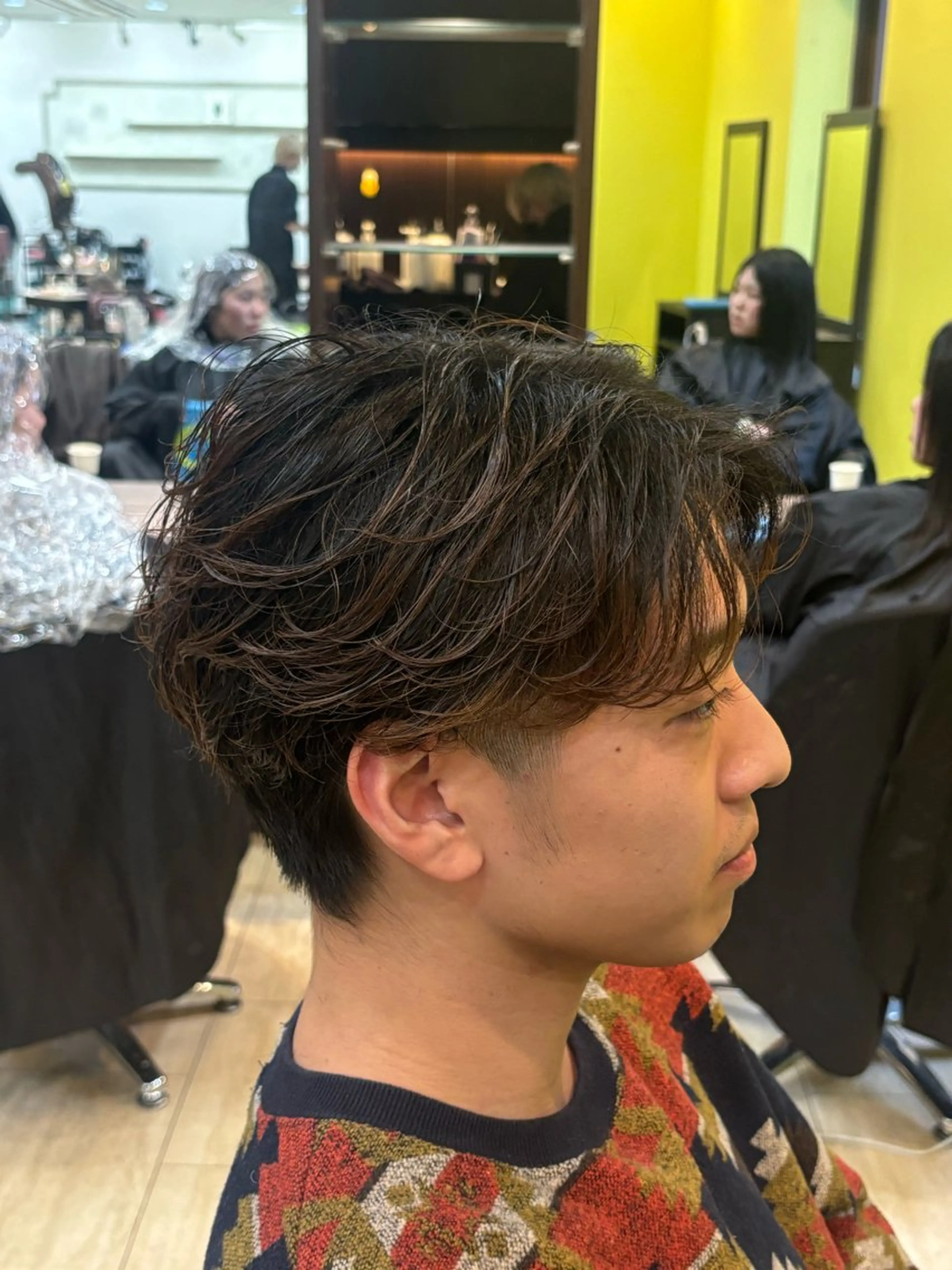 ショート カラー パーマ メンズ カット パーマ トリートメント ✂️メンズ特化✂️ 神田のヘアスタイル