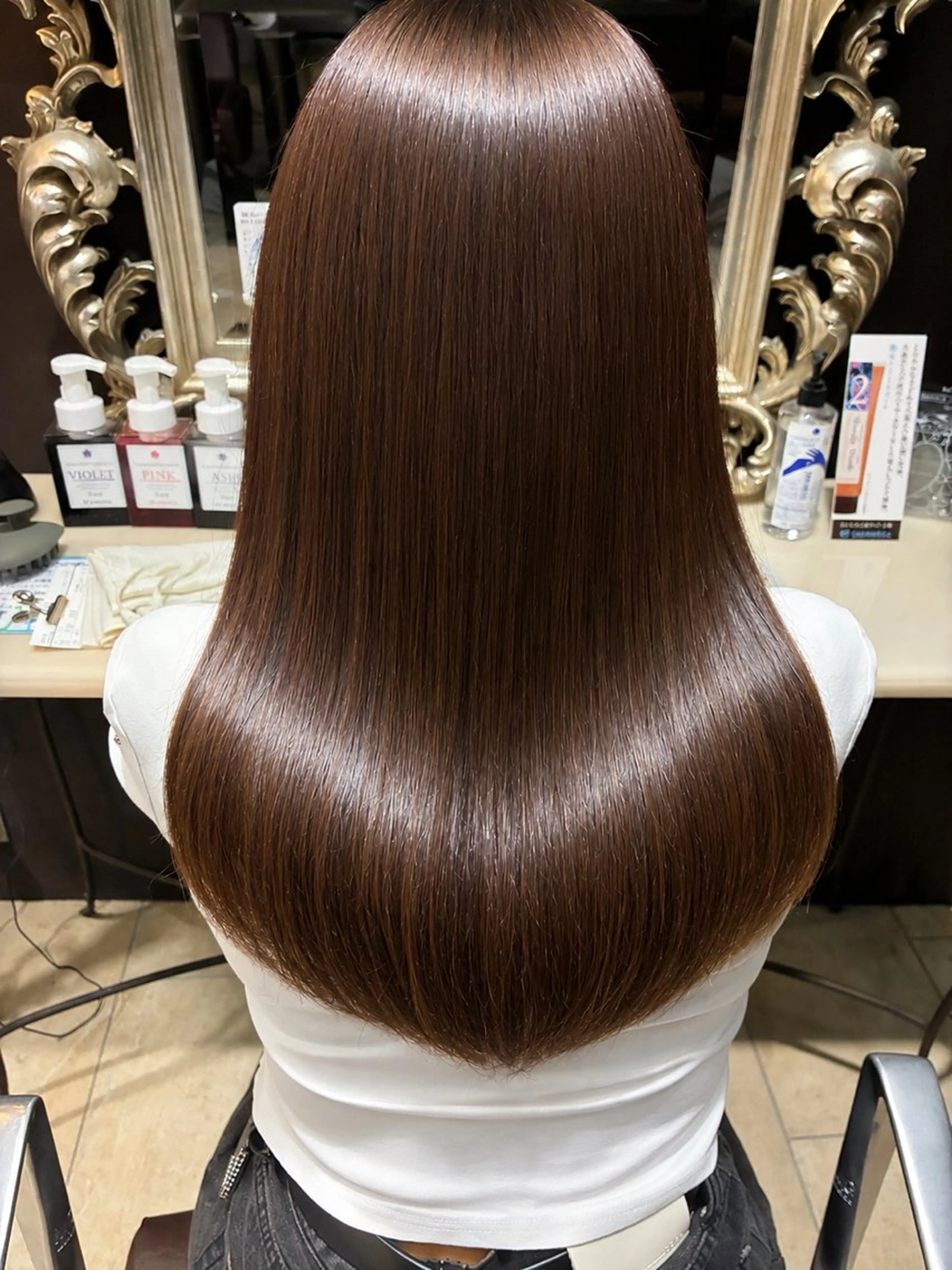 セミロング トリートメント 相澤 奈央子のヘアスタイル