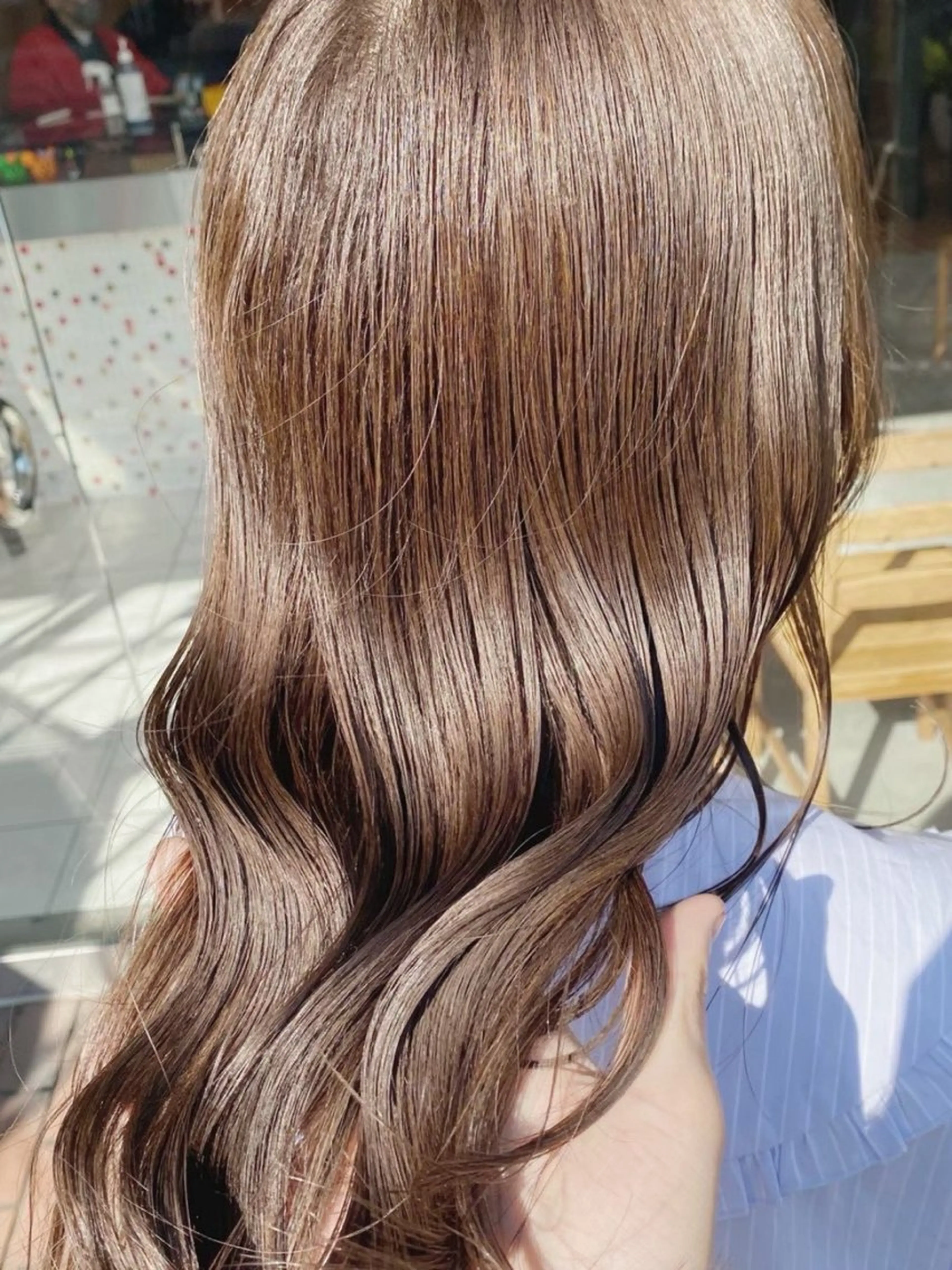 ロング 𝗠𝗜𝗞𝗨︎ ︎✦︎.ワンカラーのヘアスタイル