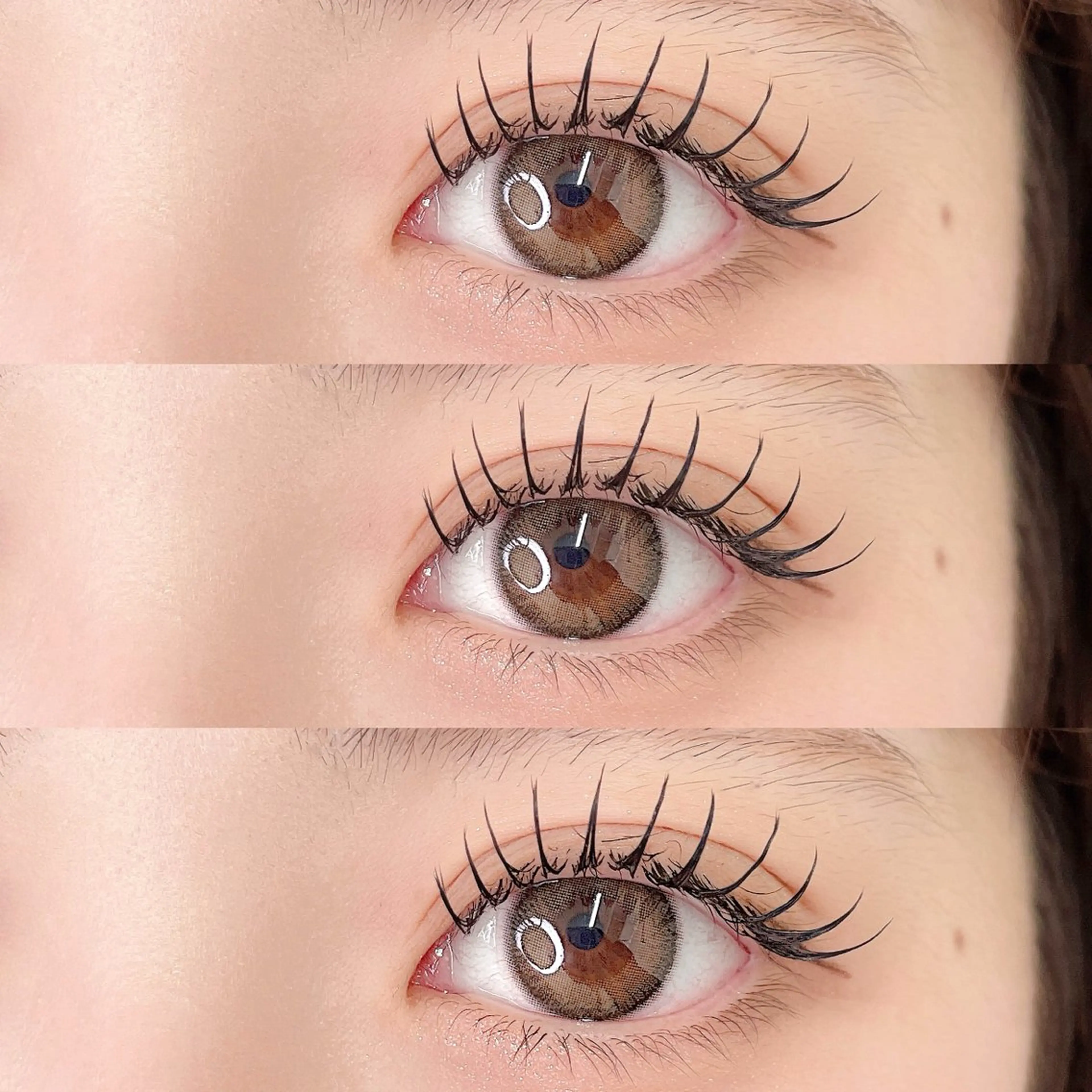 マツエク・マツパ フラットラッシュ 🎀銀座パリジェンヌ マツエクmomo🎀のマツエク・マツパデザイン