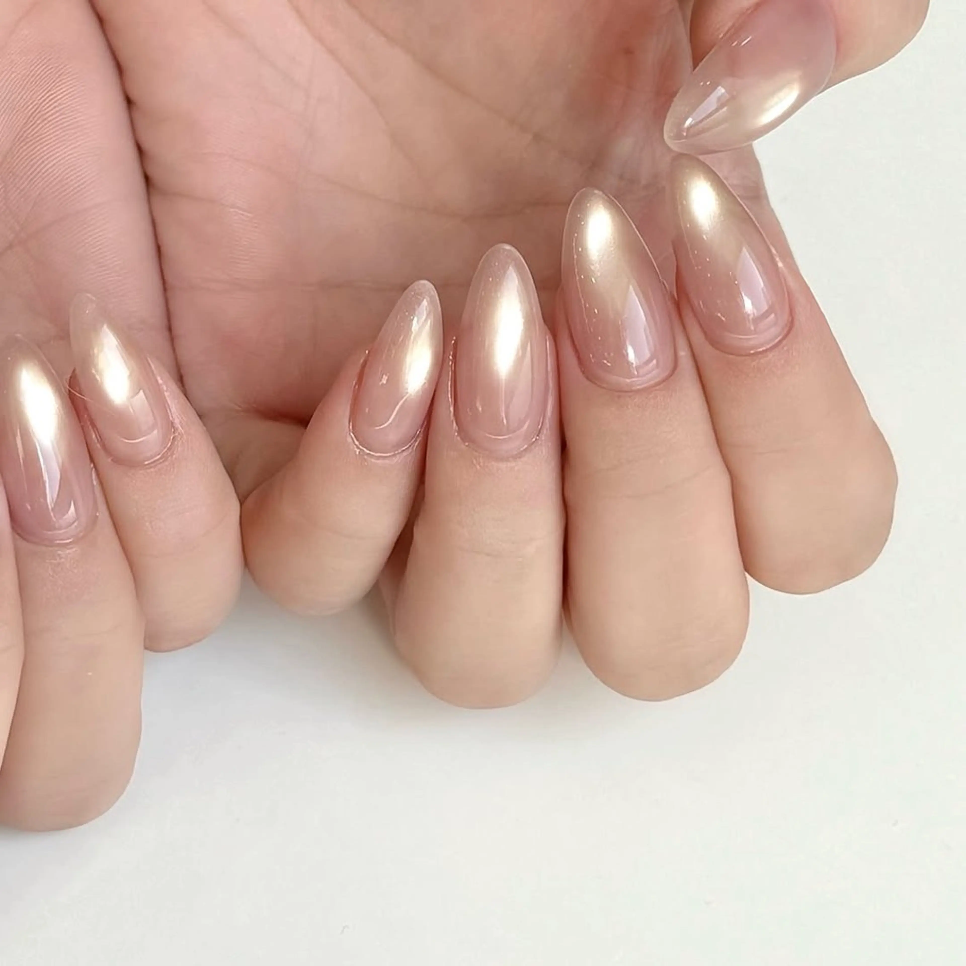 ネイル ラメ(グリッター) マグネットネイル シンプルネイル ハンドネイル ゆい ノエラネイルのネイルデザイン