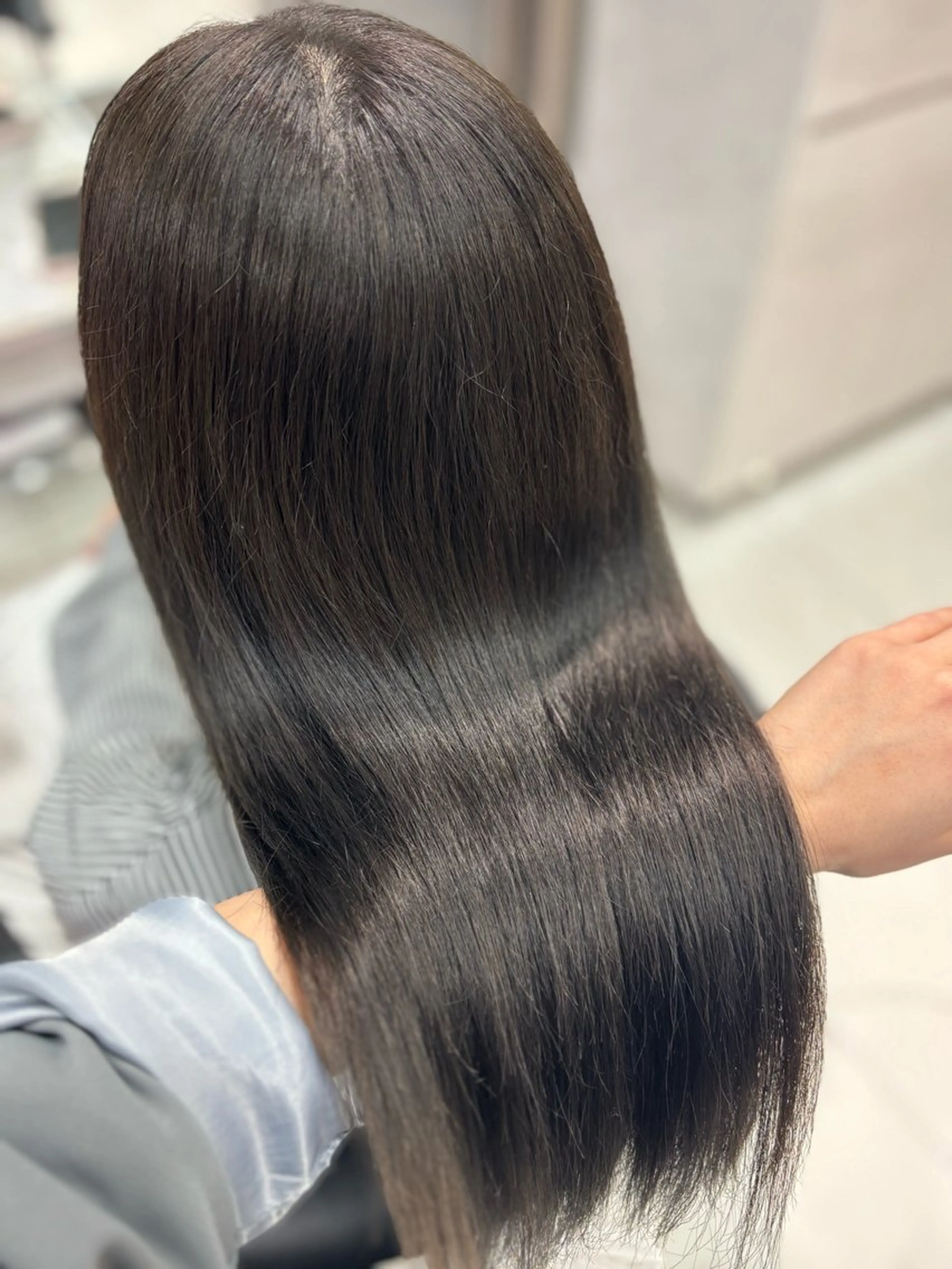 ロング カラー Sakuraෆ˚* 透け感ベージュ🥨のヘアスタイル