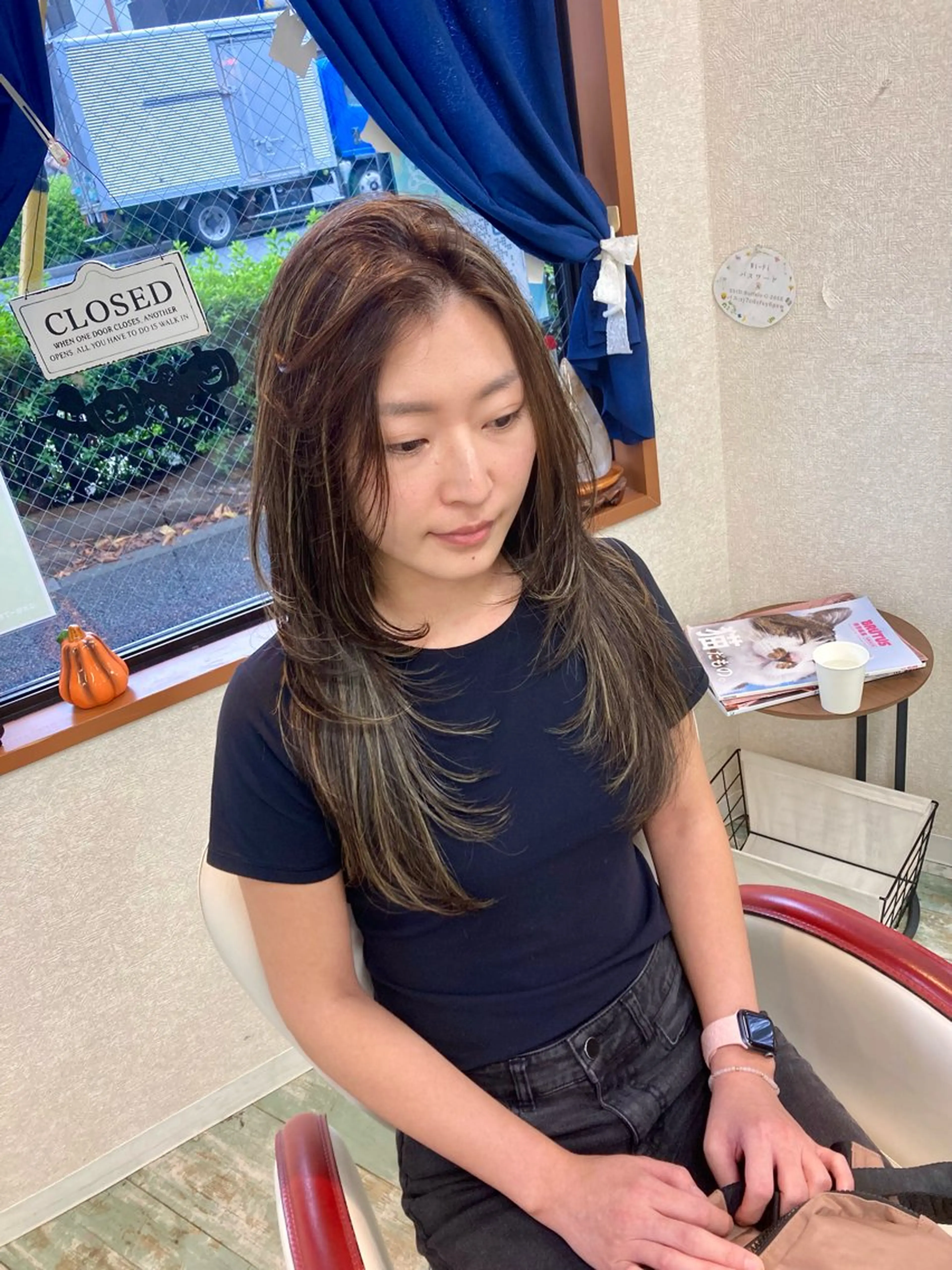 ロング 田牧 みゆきのヘアスタイル