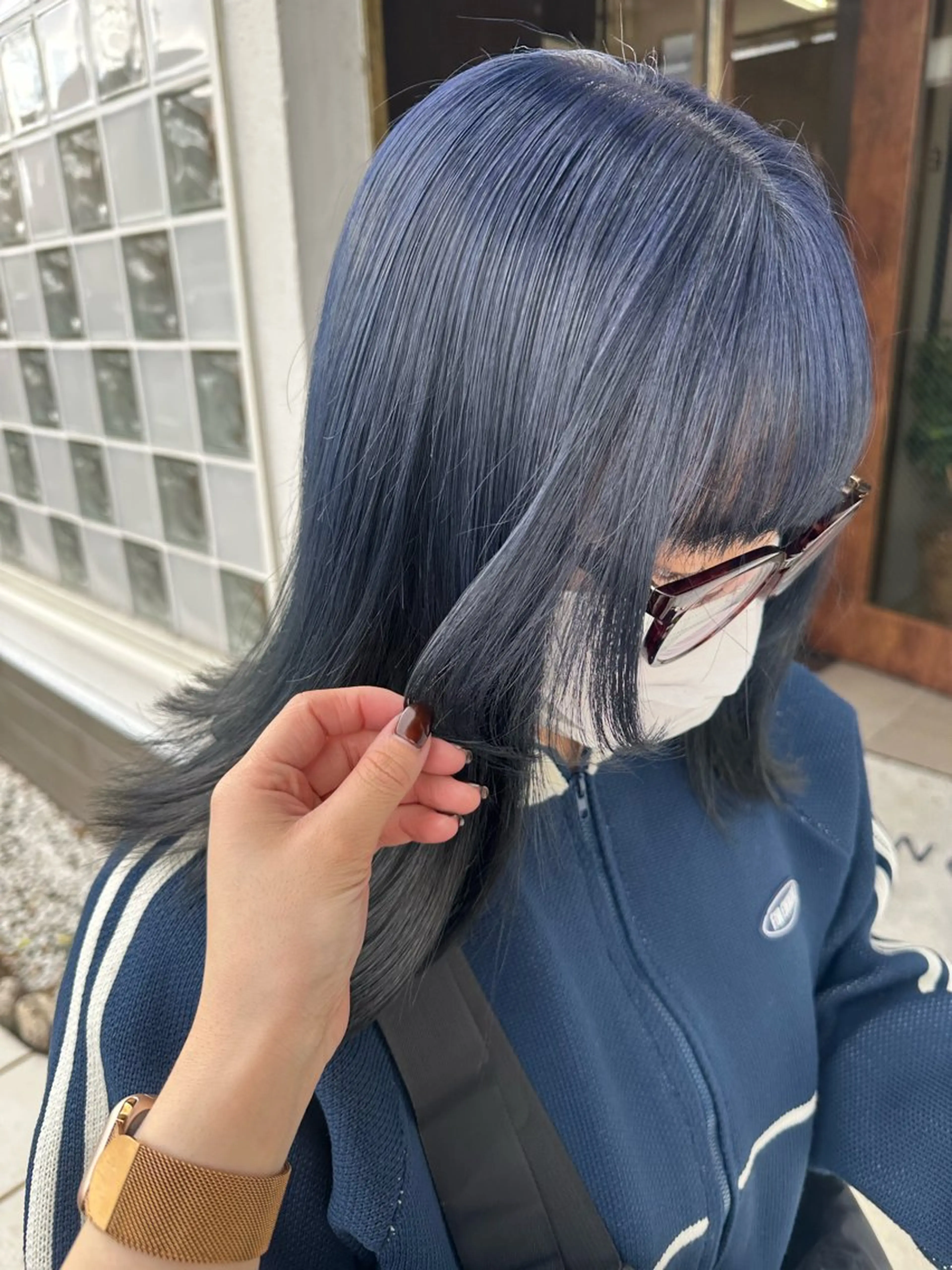 ミディアム カット ヘアカラー BRANCHÉ小牧/ 西尾 美月のヘアスタイル