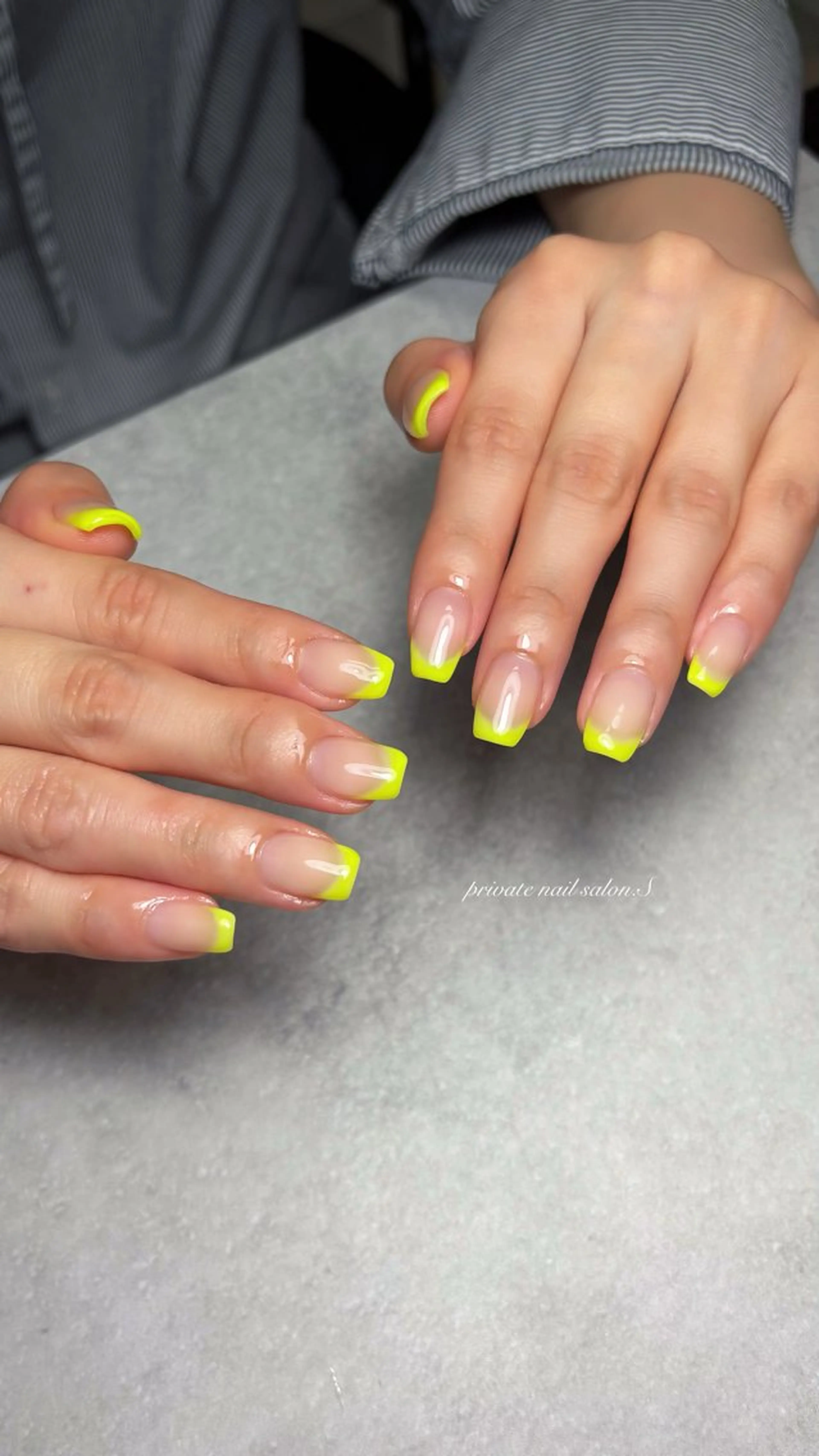 ネイル フレンチネイル ジェルネイル 持ち込み スカルプネイル ハンドネイル 関山 志乃のネイルデザイン