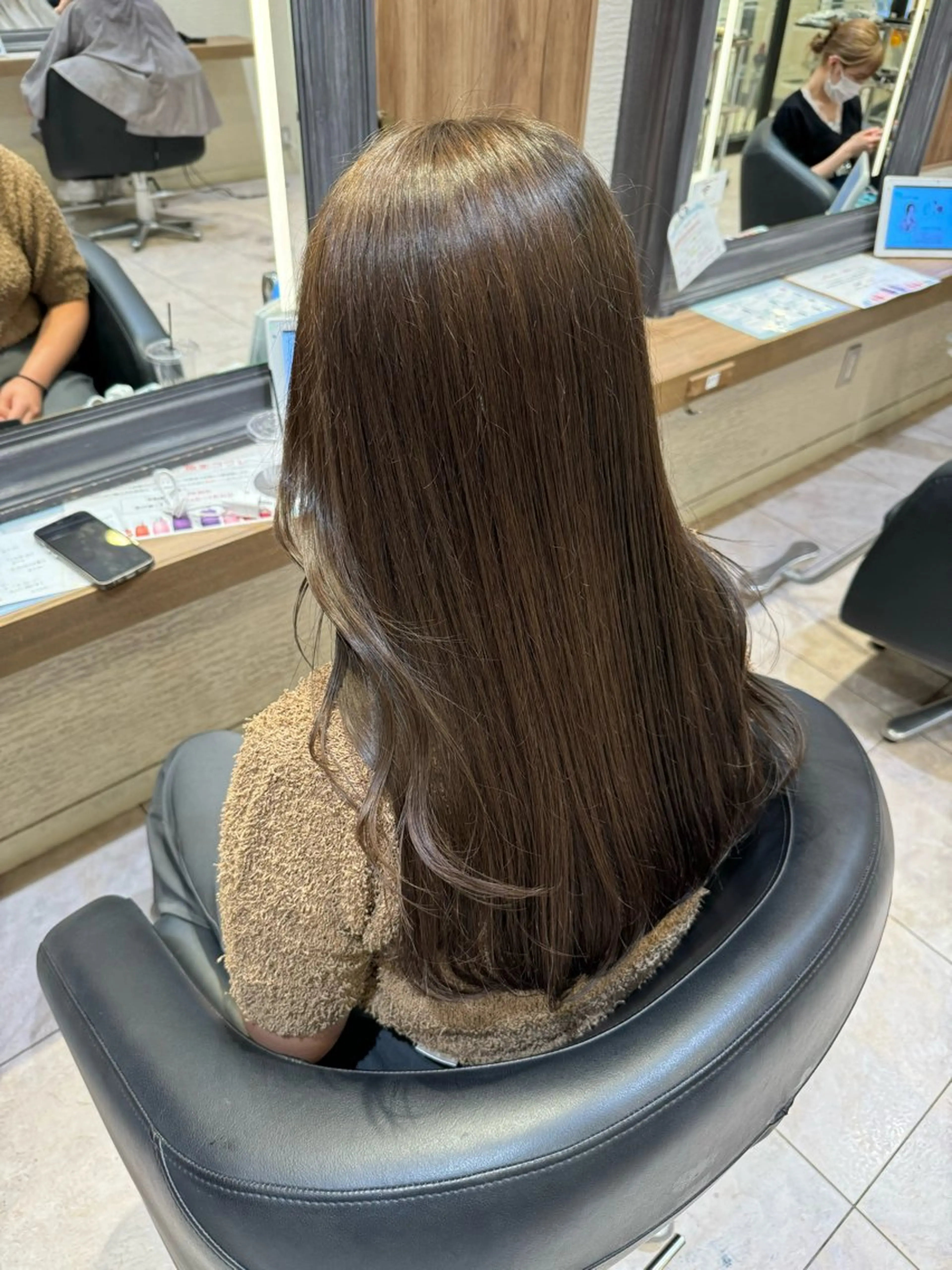 ロング カラー ヘアカラー トリートメント 赤み消しカラー🌱 YUZUKI🫧のヘアスタイル