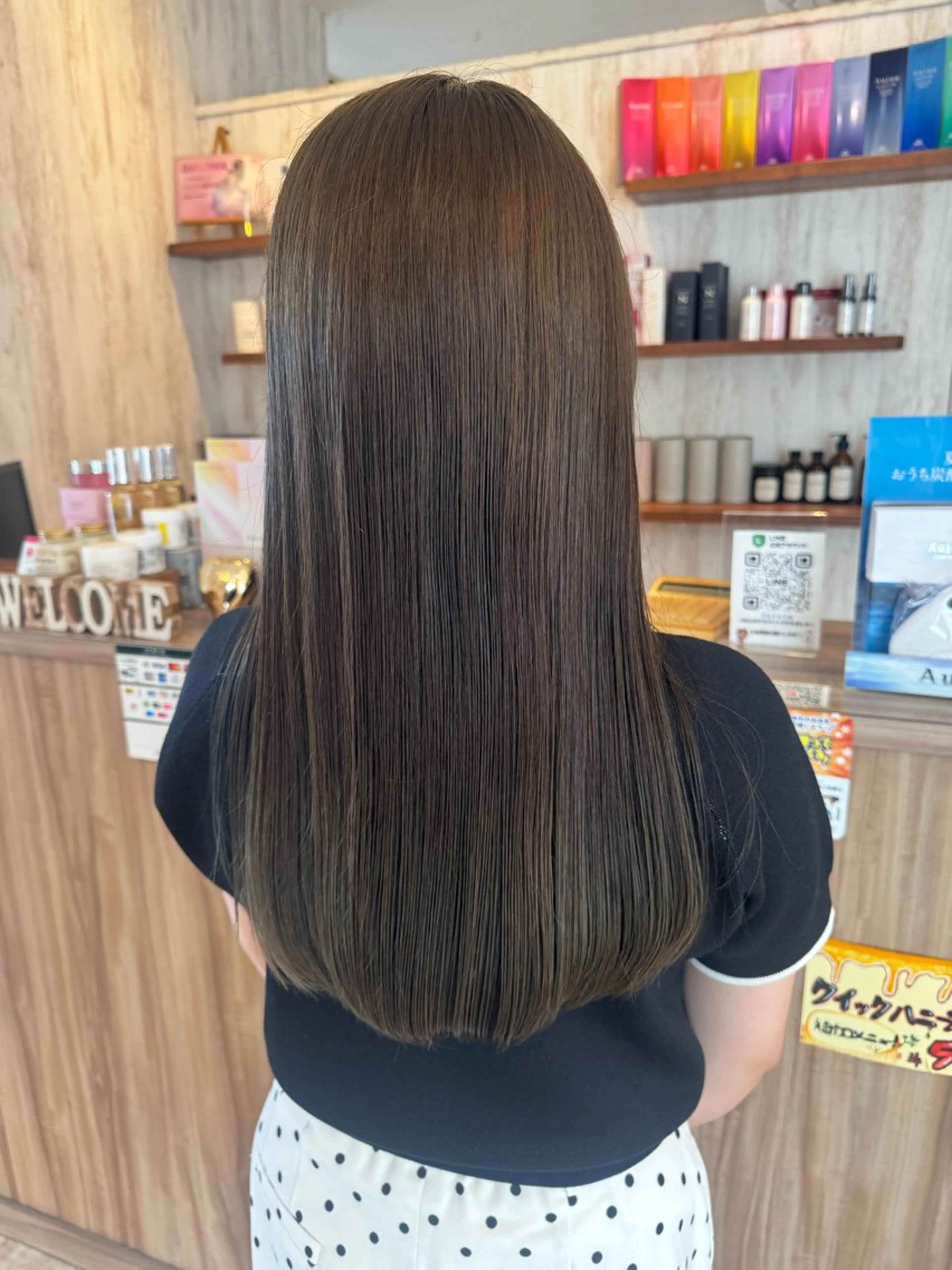 セミロング 古澤 あかねのヘアスタイル