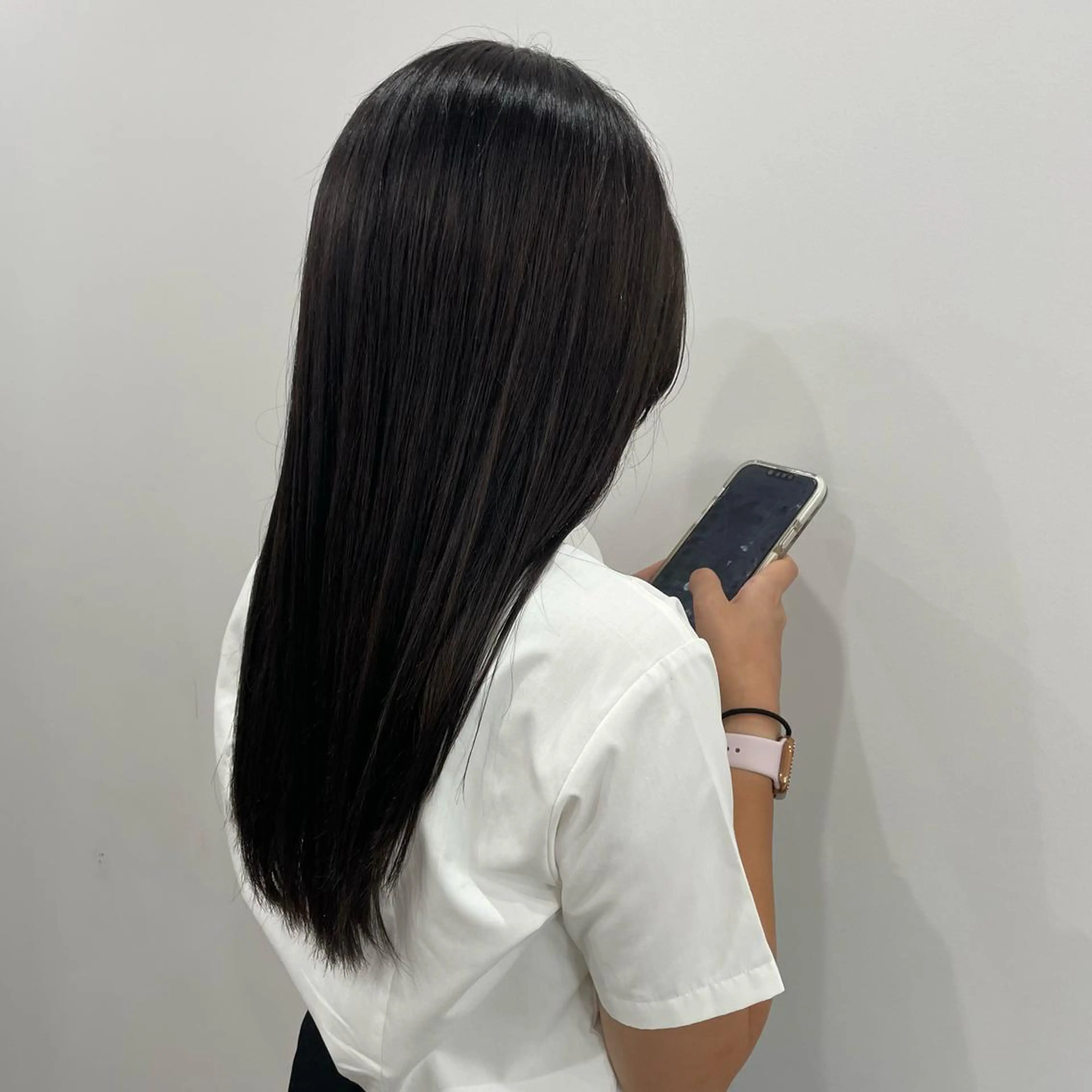 ロング カラー トリートメント カット ヘアカラー トリートメント ニシザカ マナのヘアスタイル