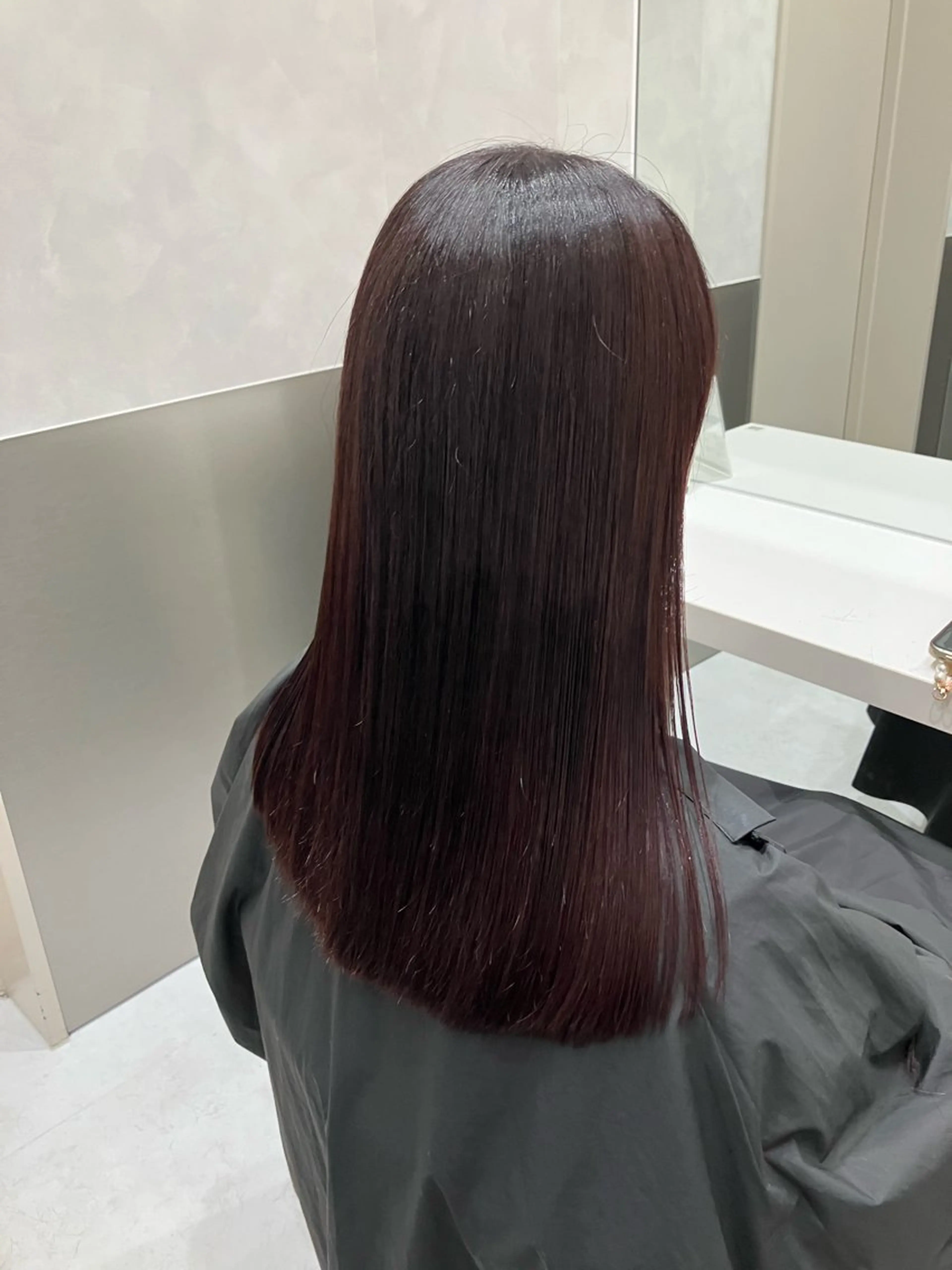 ロング カラー カット ヘアカラー トリートメント GO TODAY SHAIRE SALON原宿vita店舗所属・💖ブリーチなし透明 感💖ASAHIのヘアスタイル