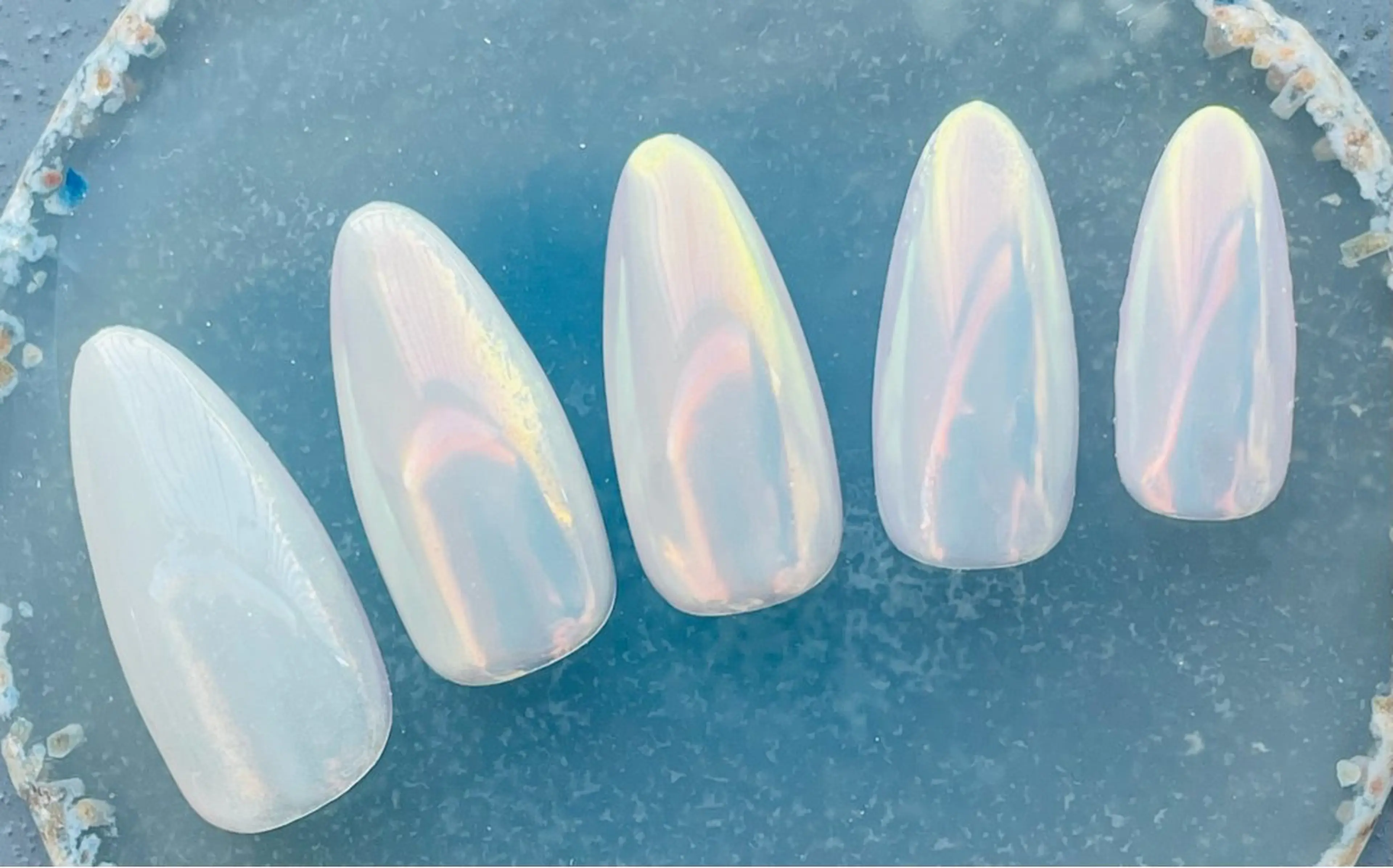 ネイル オーロラネイル キラキラネイル koto nailsのネイルデザイン