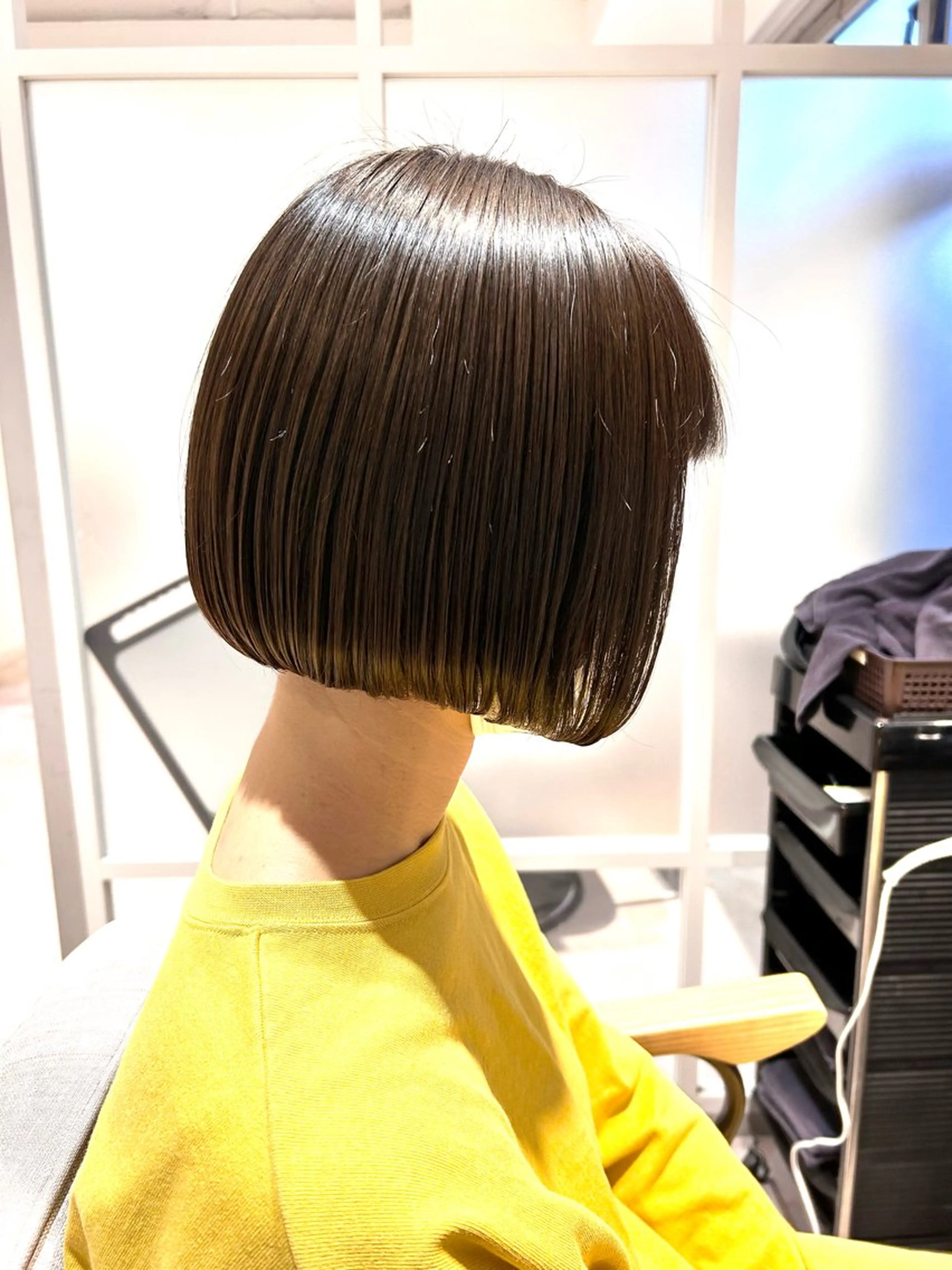 ショート カラー 似合わせボブ🫧 丸みショート藤本のヘアスタイル