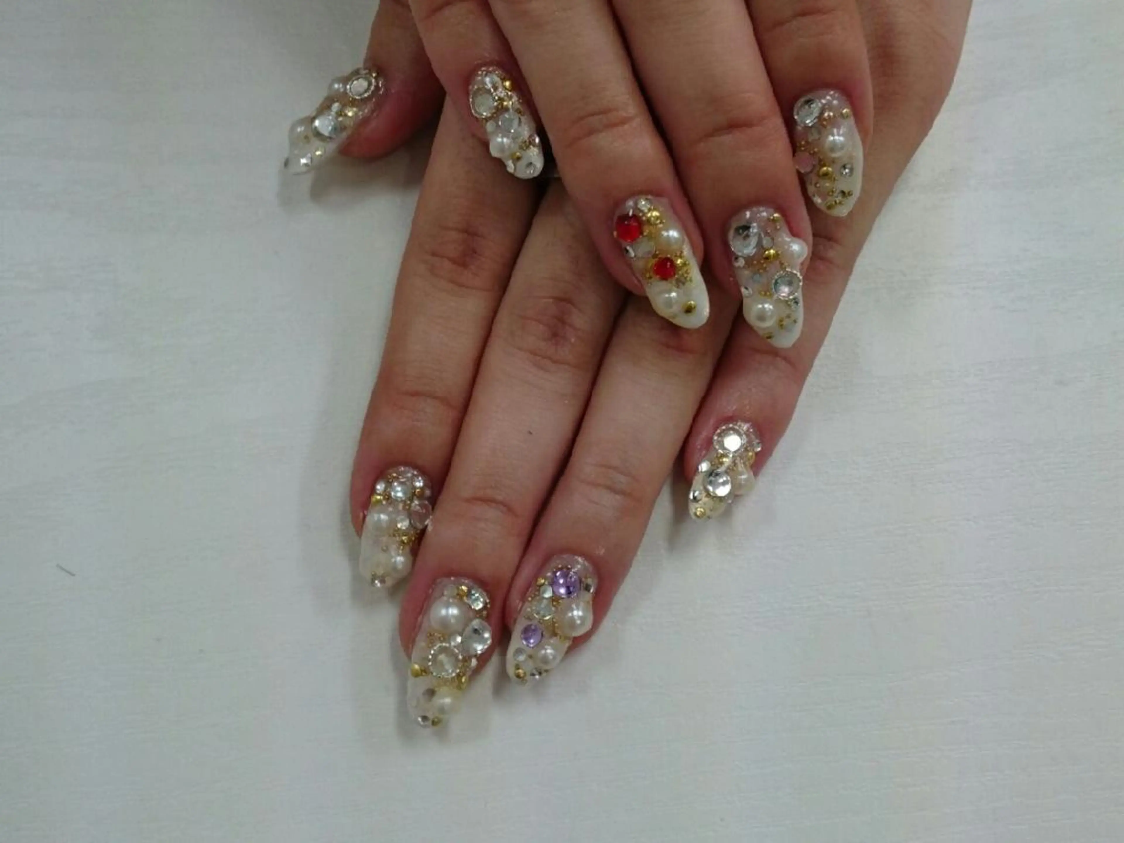 ロング ネイル nail salon Blancのネイルデザイン