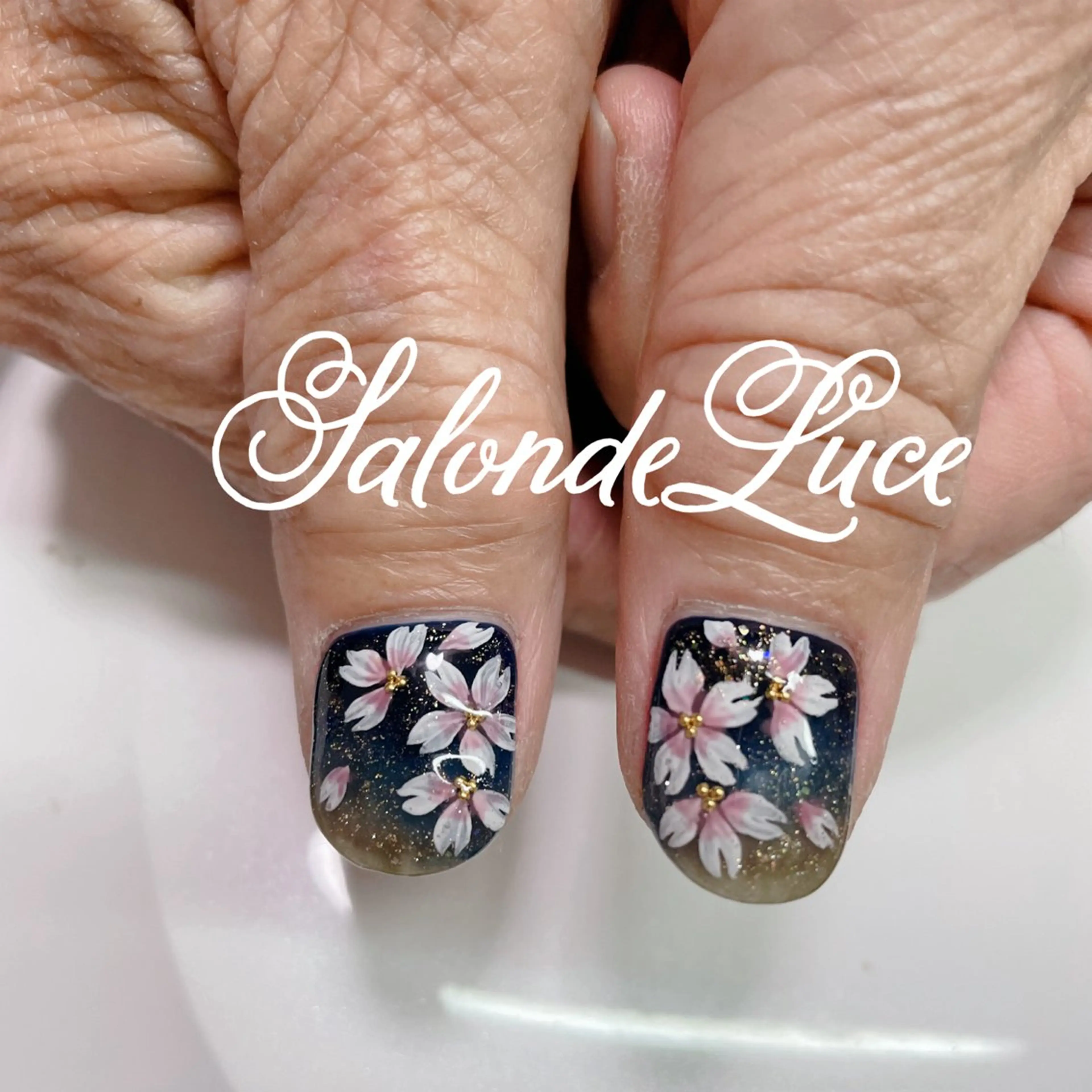 ネイル 桜ネイル Salon de Luceのネイルデザイン