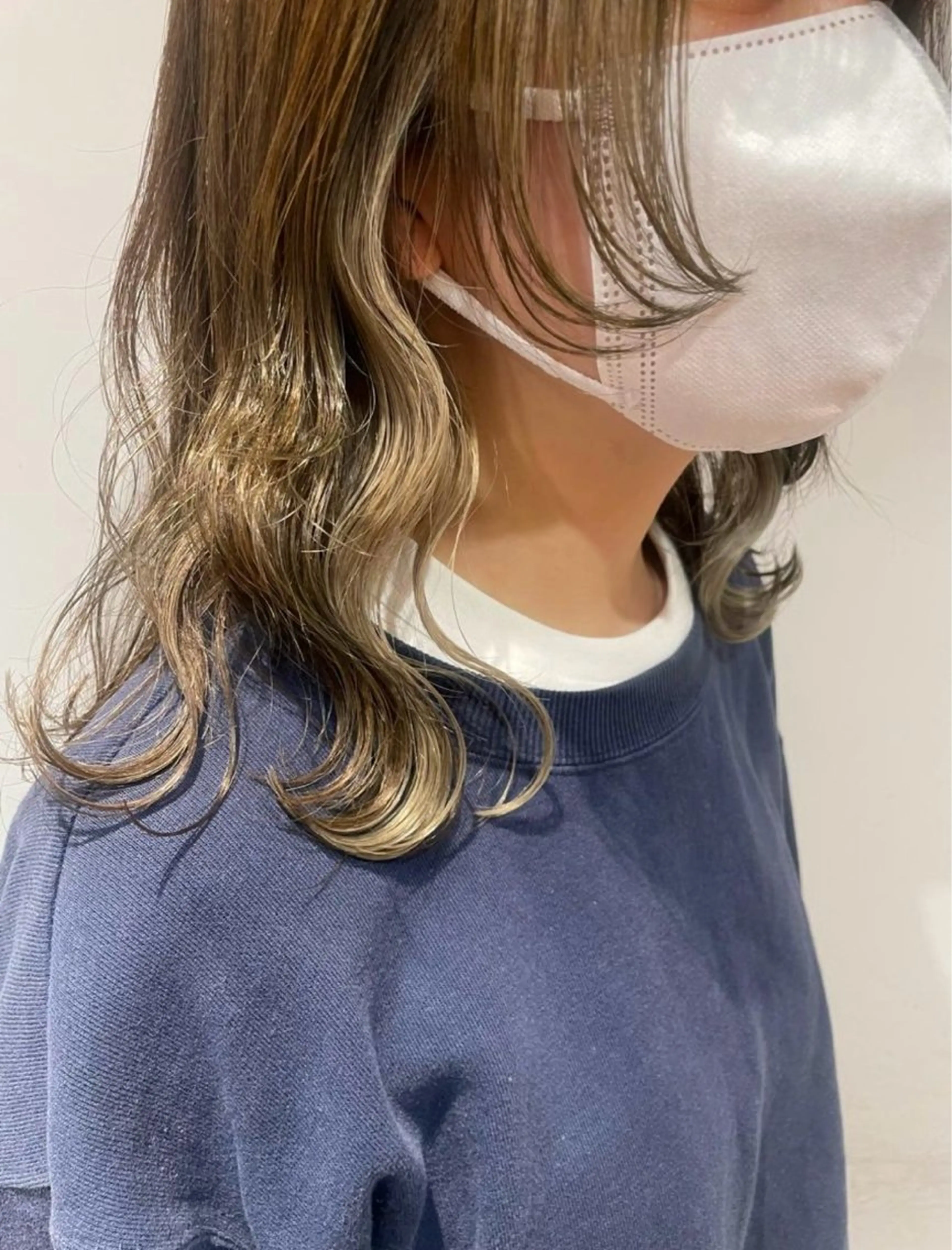 ミディアム カラー 🌈🌸あおき みちる🌟💗のヘアスタイル