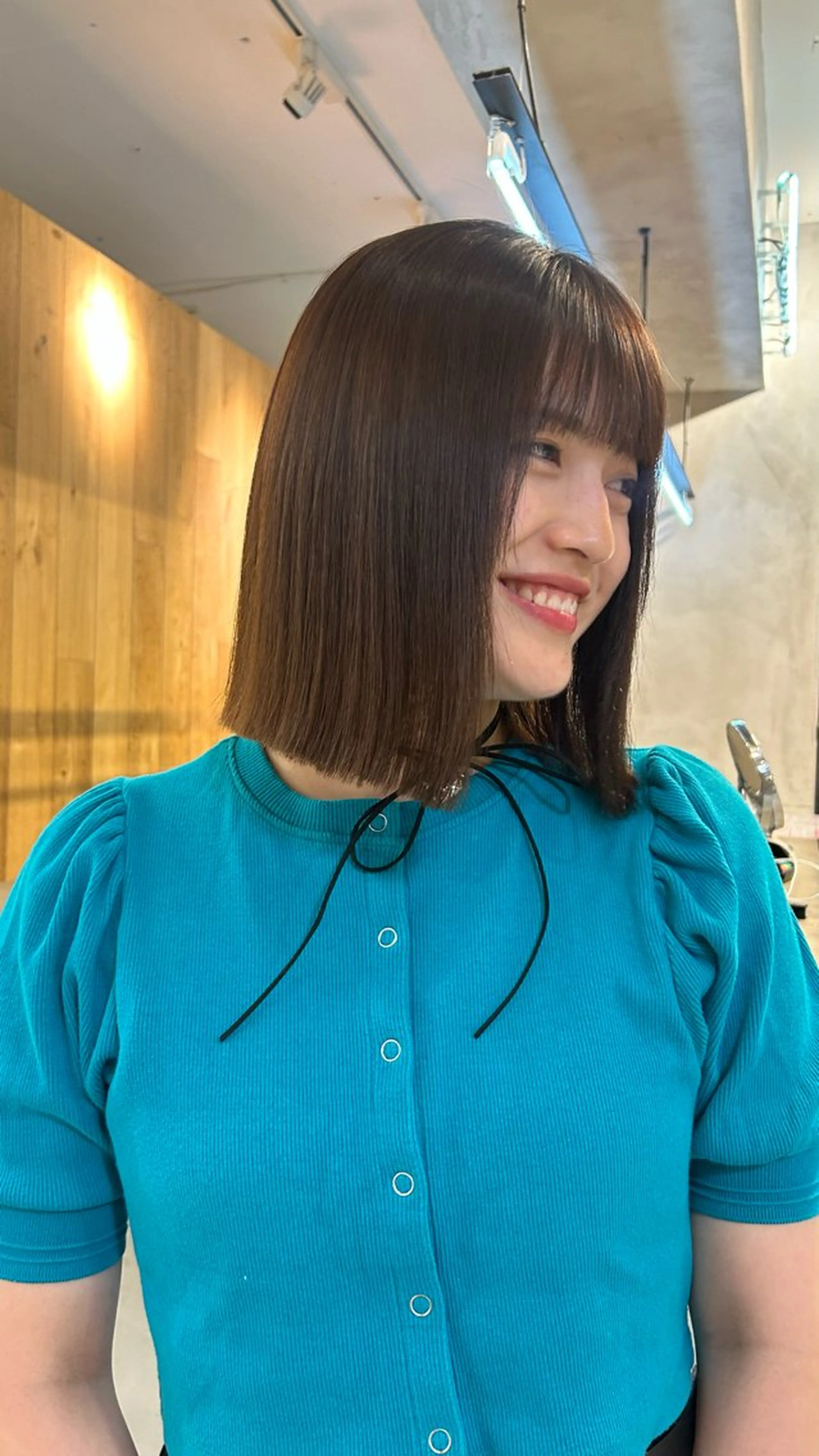縮毛矯正 じゅわっと暖色カラー 🍊Moemiのヘアスタイル