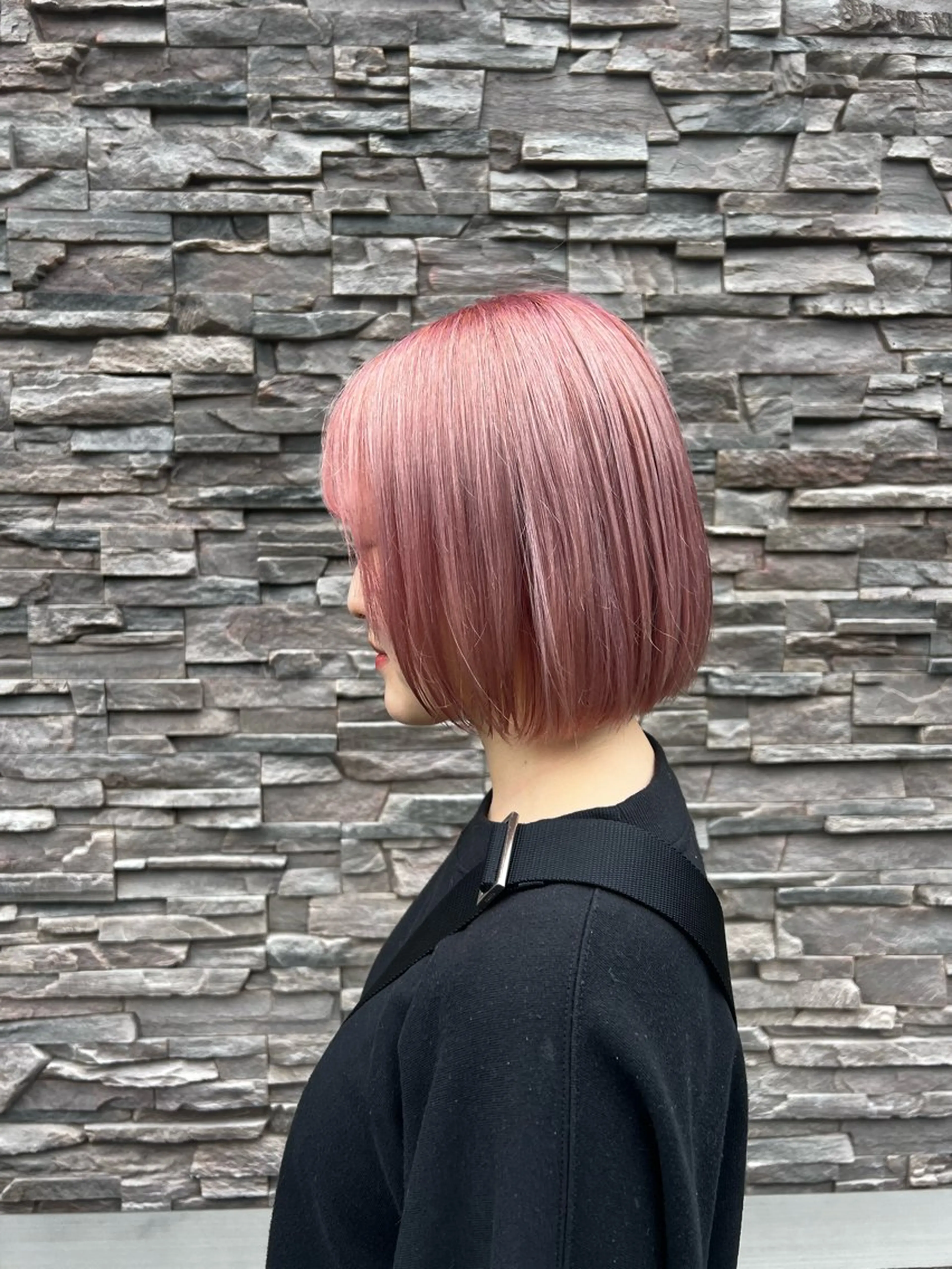 ミディアム カラー れいな🌼 ボブ･艶カラー🌼のヘアスタイル