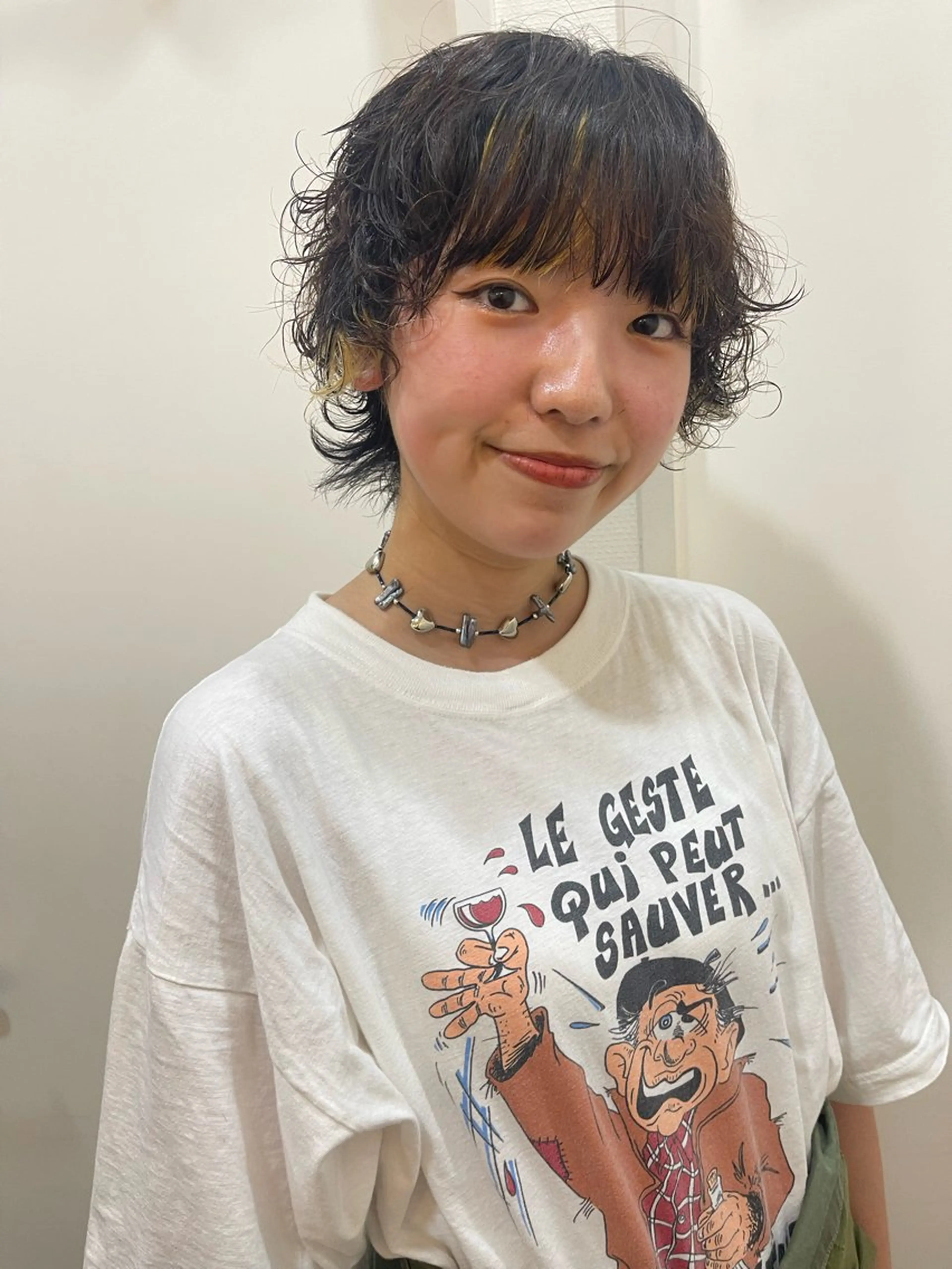 ショート パーマ ショートヘア ウルフカット アトム/ウルフ パーマ/レイヤーのヘアスタイル