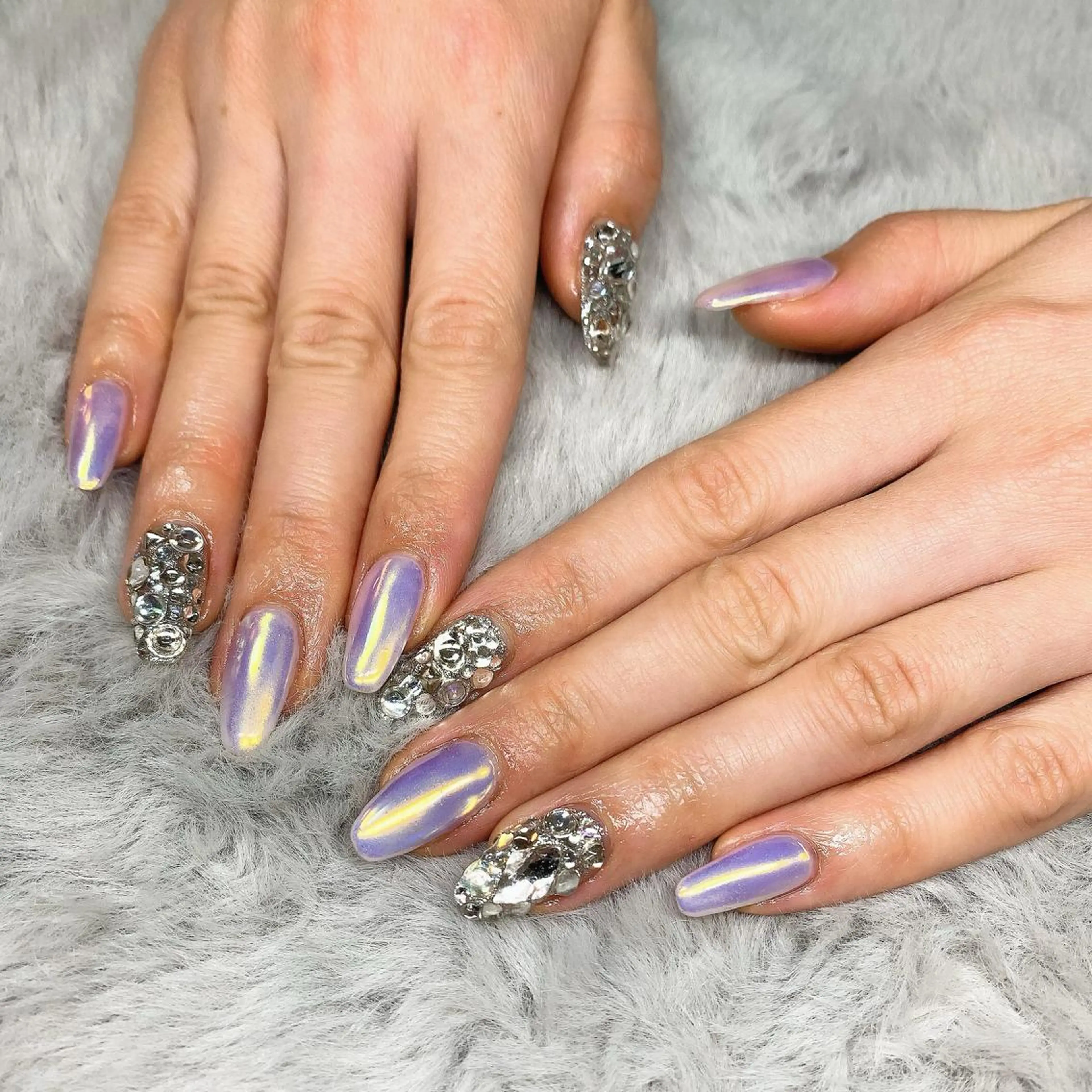 ネイル アートネイル オーロラネイル vivi nailのネイルデザイン