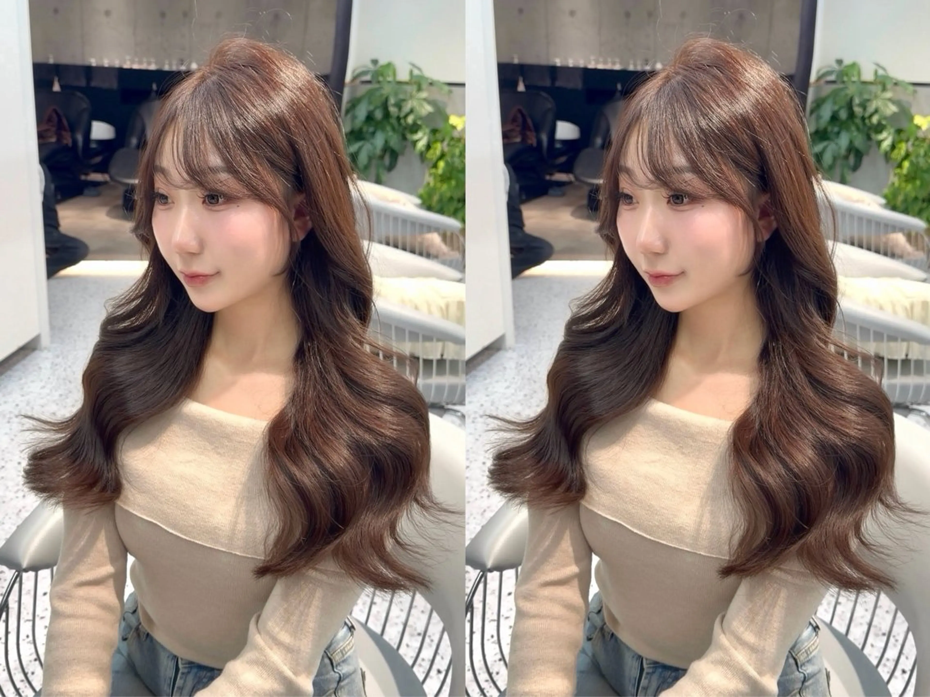 ロング レイヤーカット カット ヘアカラー 🎀透明感カラー shizuka🎀のヘアスタイル