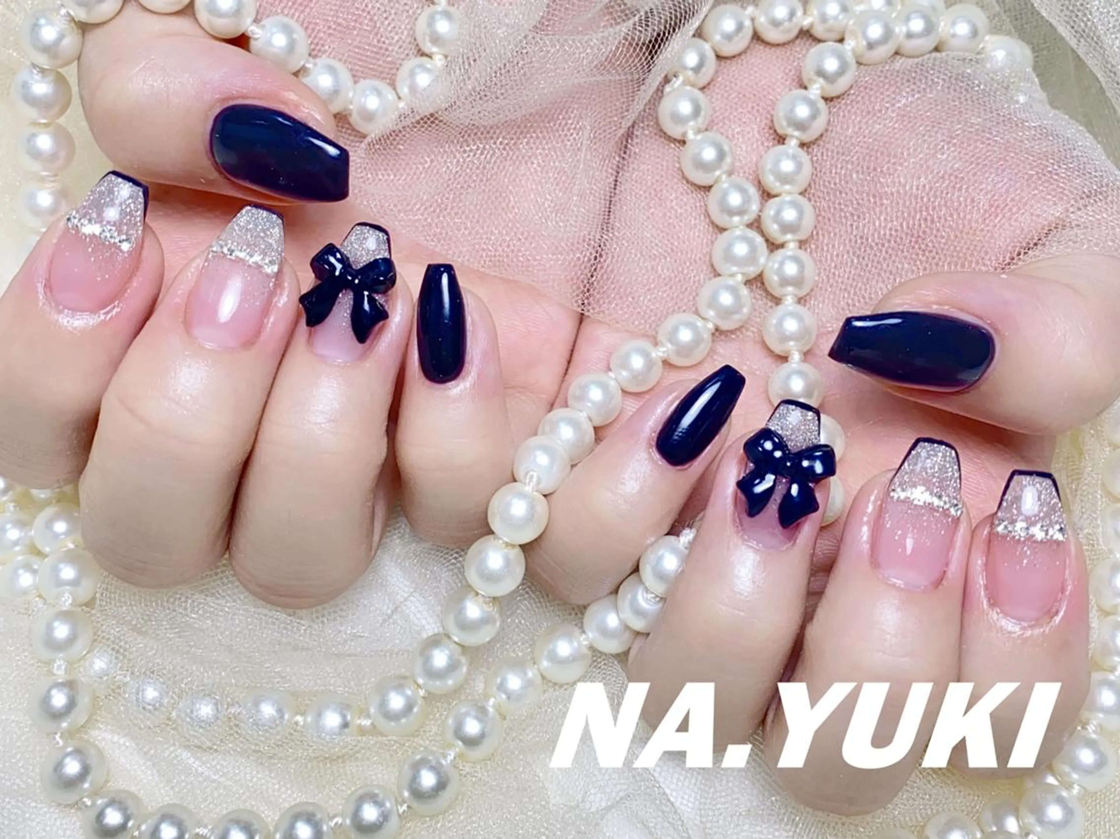 ネイル ハンドネイル ハンドケア 🌷 Mooning 🌷のネイルデザイン