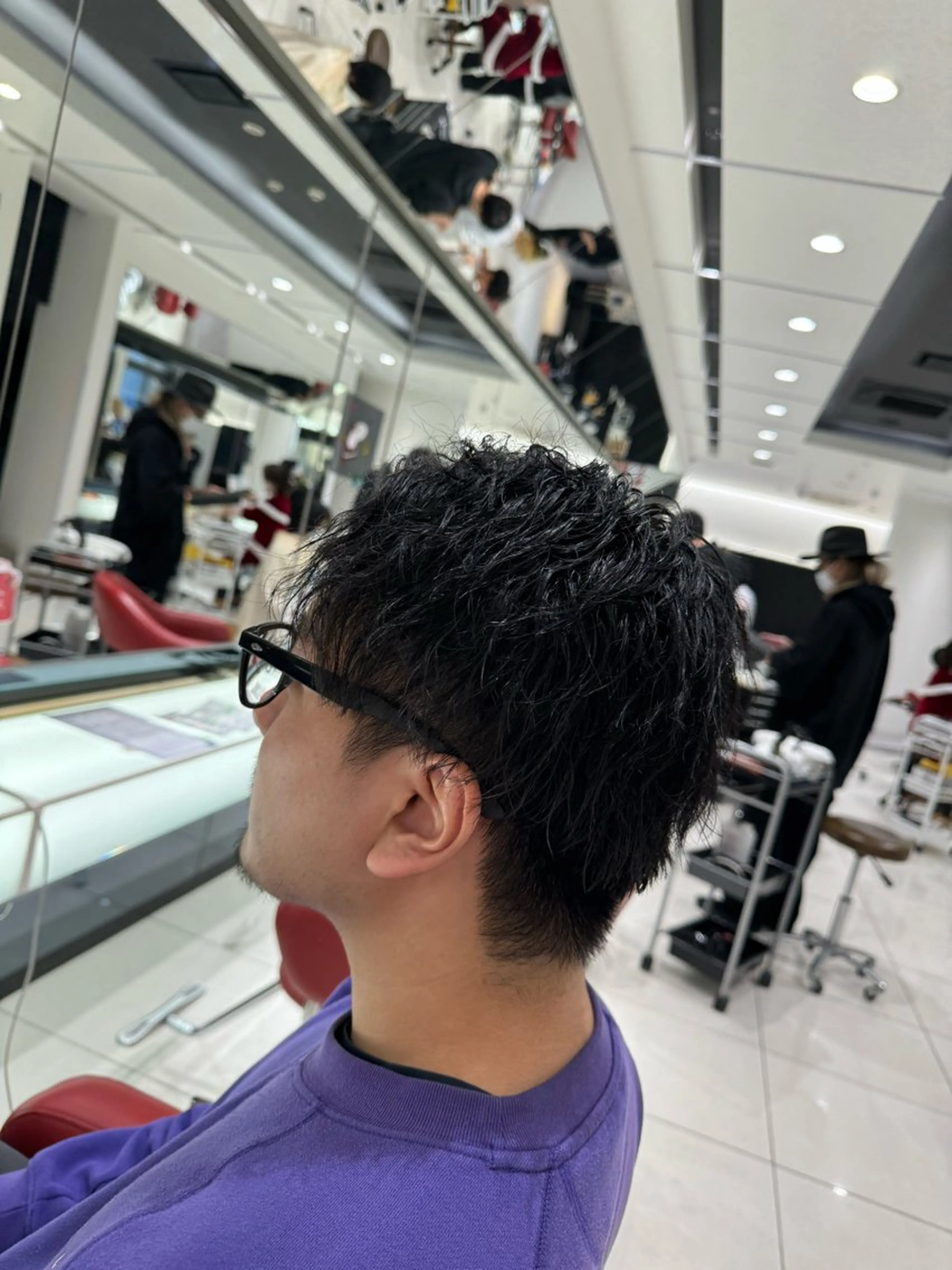 ショート ツイストパーマ カット パーマ トリートメント メンズ/メンズパーマ 服部太地のヘアスタイル