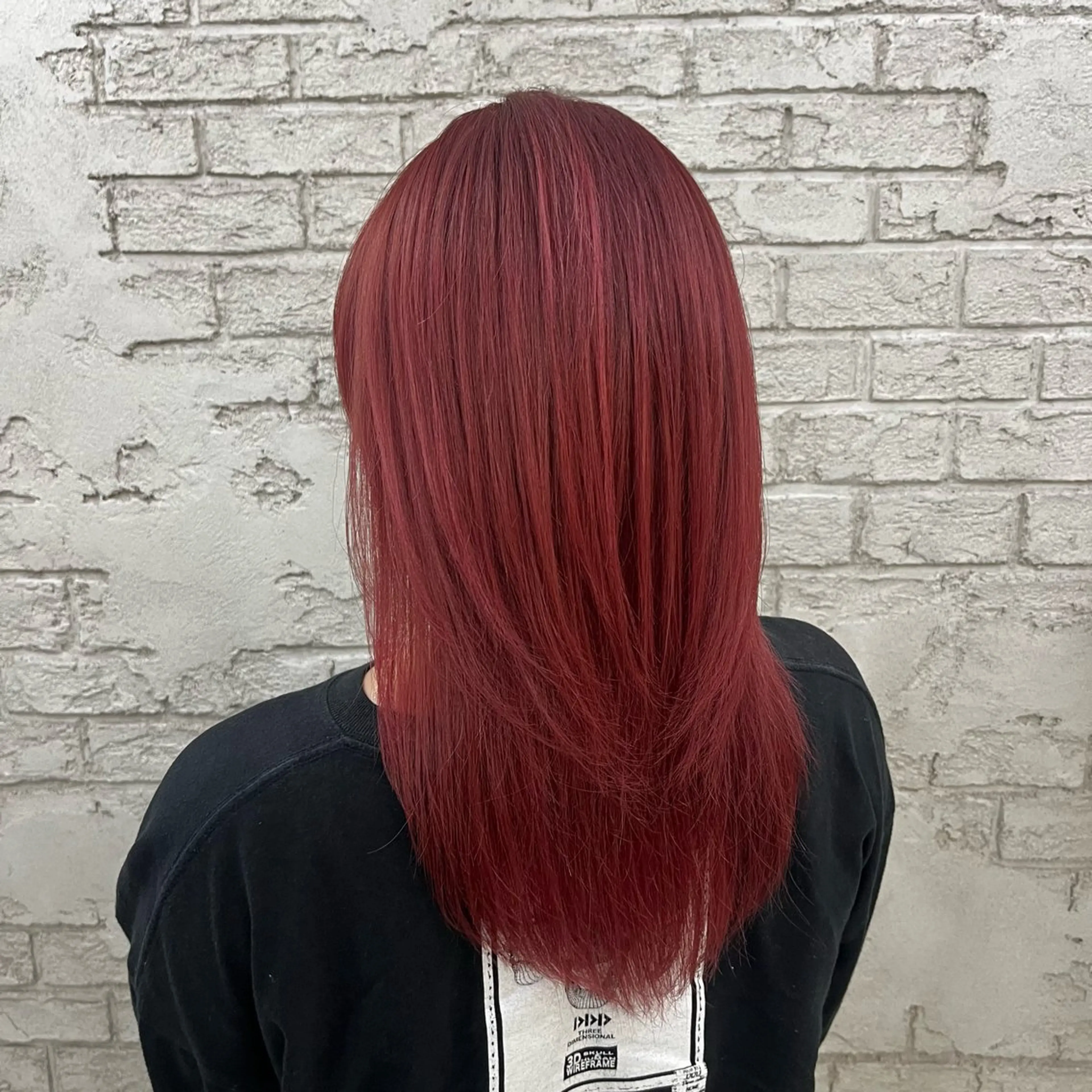 セミロング 艶髪ブリーチカラー 💗manaka💗のヘアスタイル