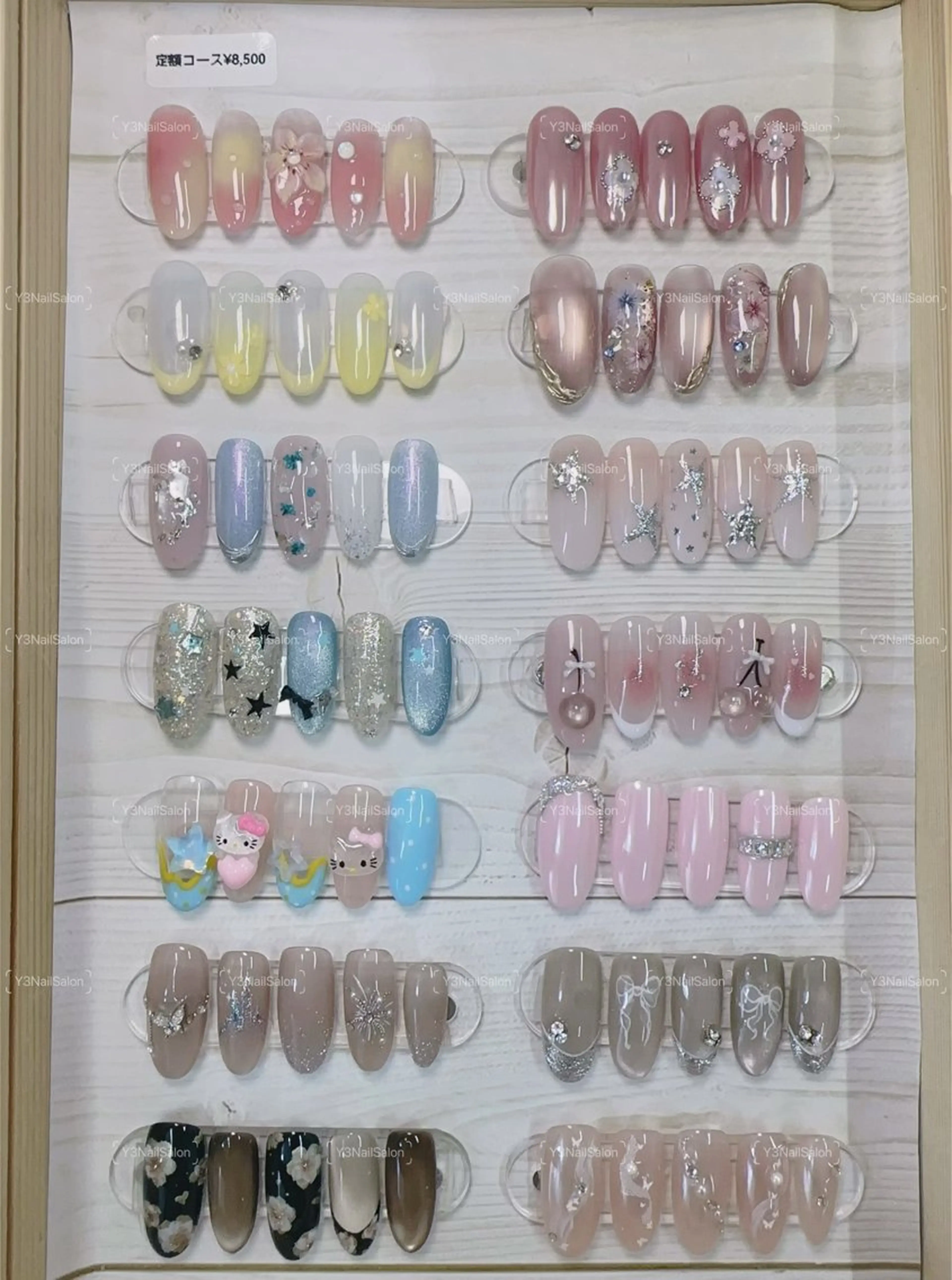 ネイル 春ネイル ネイルチップ Y3 NailSalonのネイルデザイン