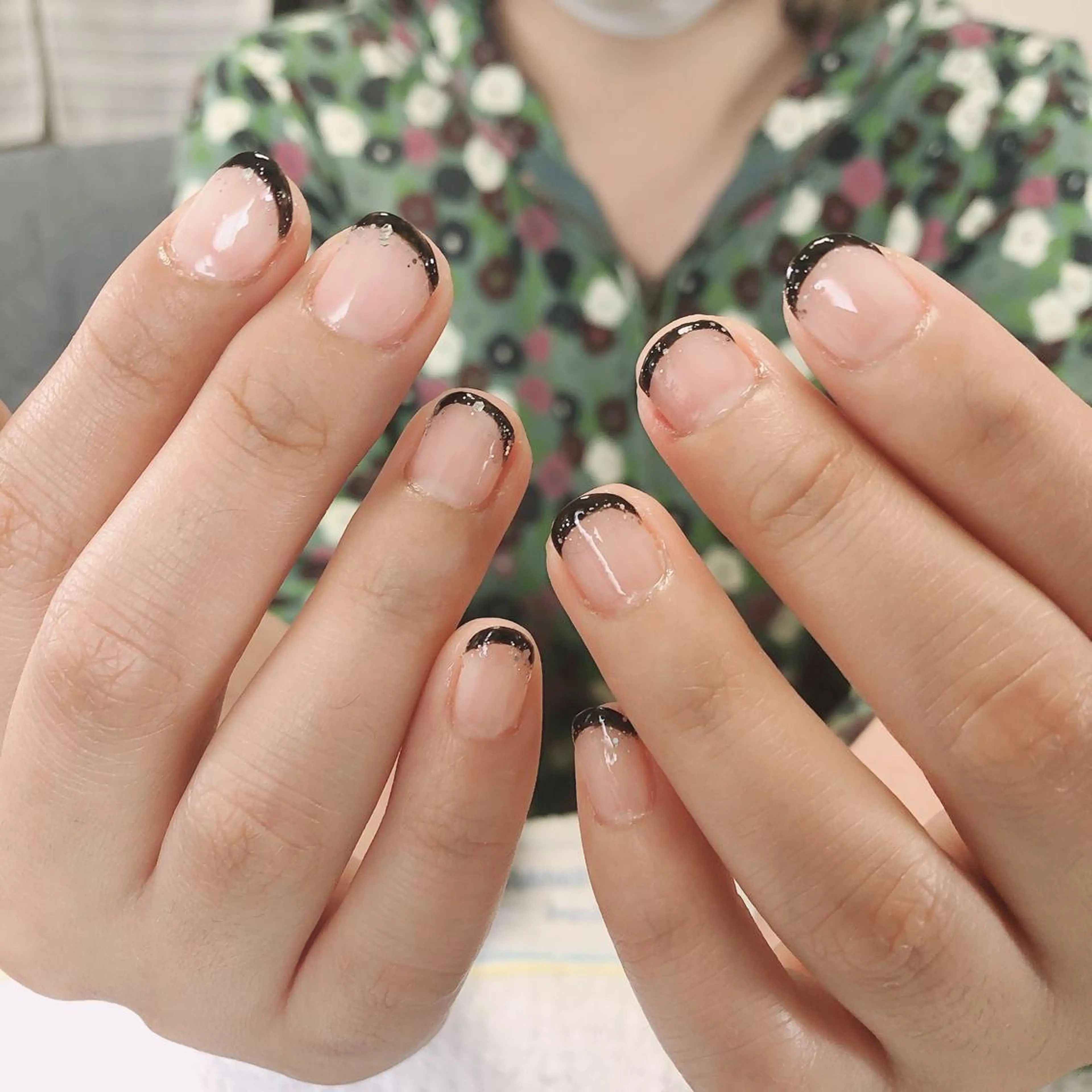 ネイル フレンチネイル 結城 怜菜のネイルデザイン