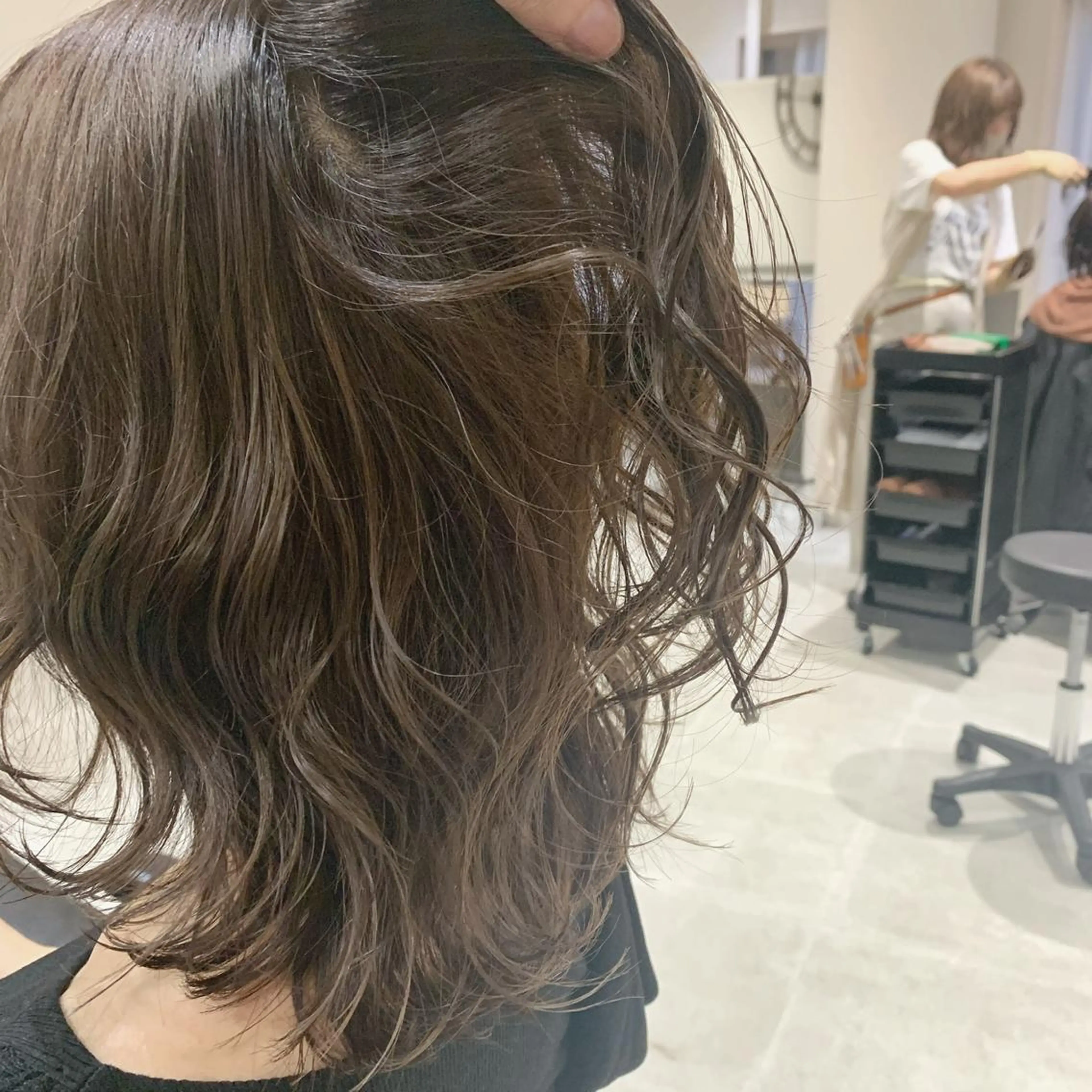 カラー アッシュ ベージュカラー 髪質改善専門店 Lucasのヘアスタイル
