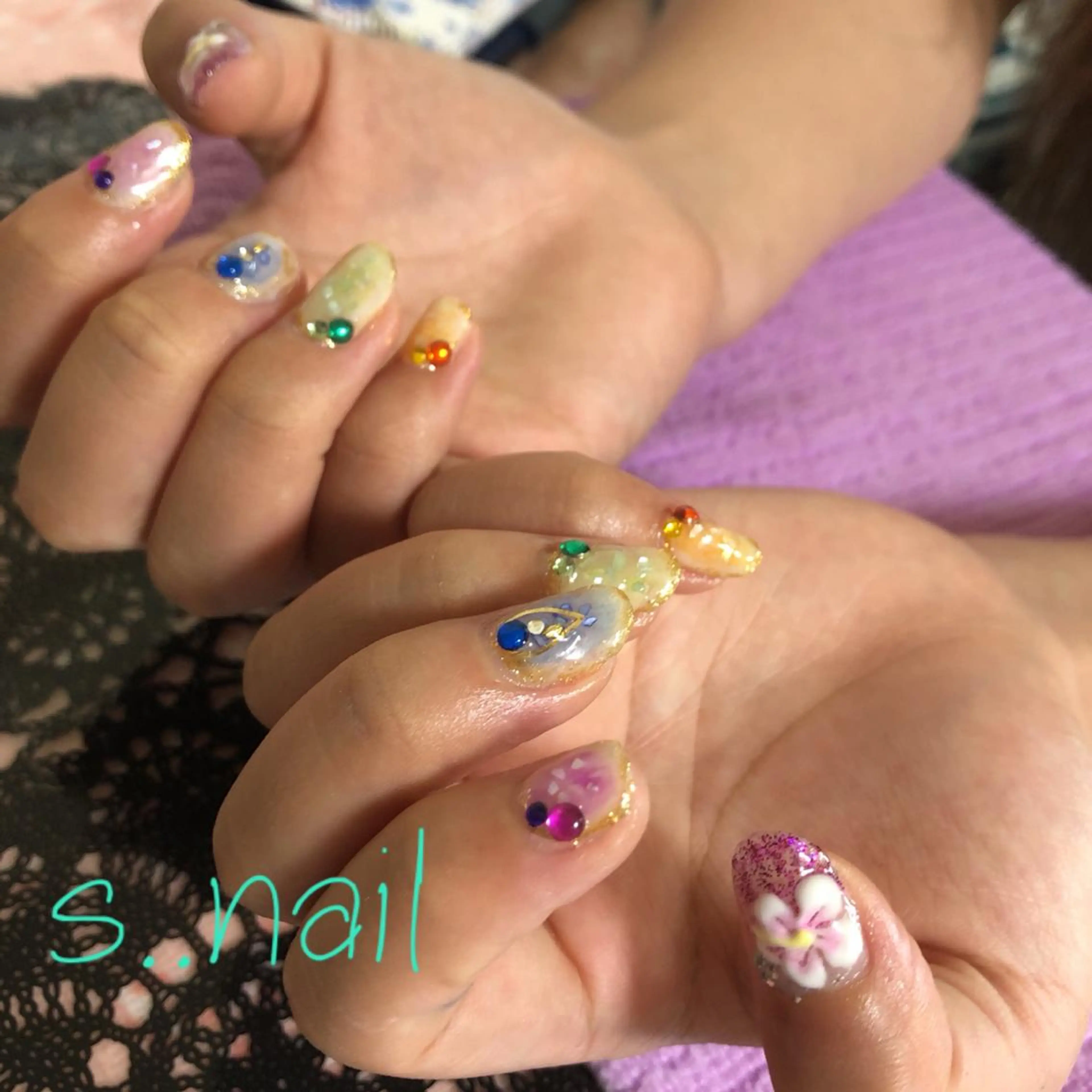 ネイル 夏ネイル ハンドネイル フットネイル s..nail / MORITAのネイルデザイン