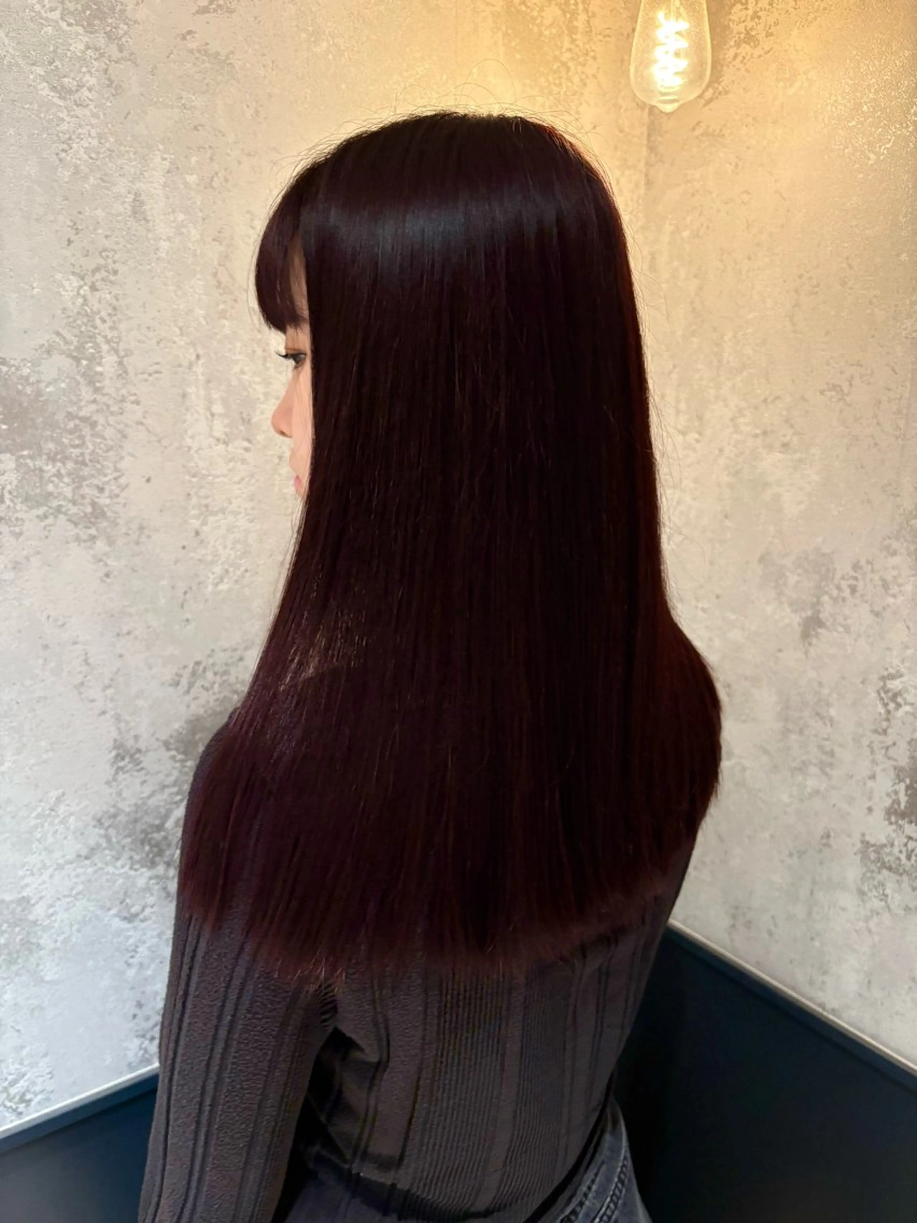 ロング カラー 向山 月雫のヘアスタイル