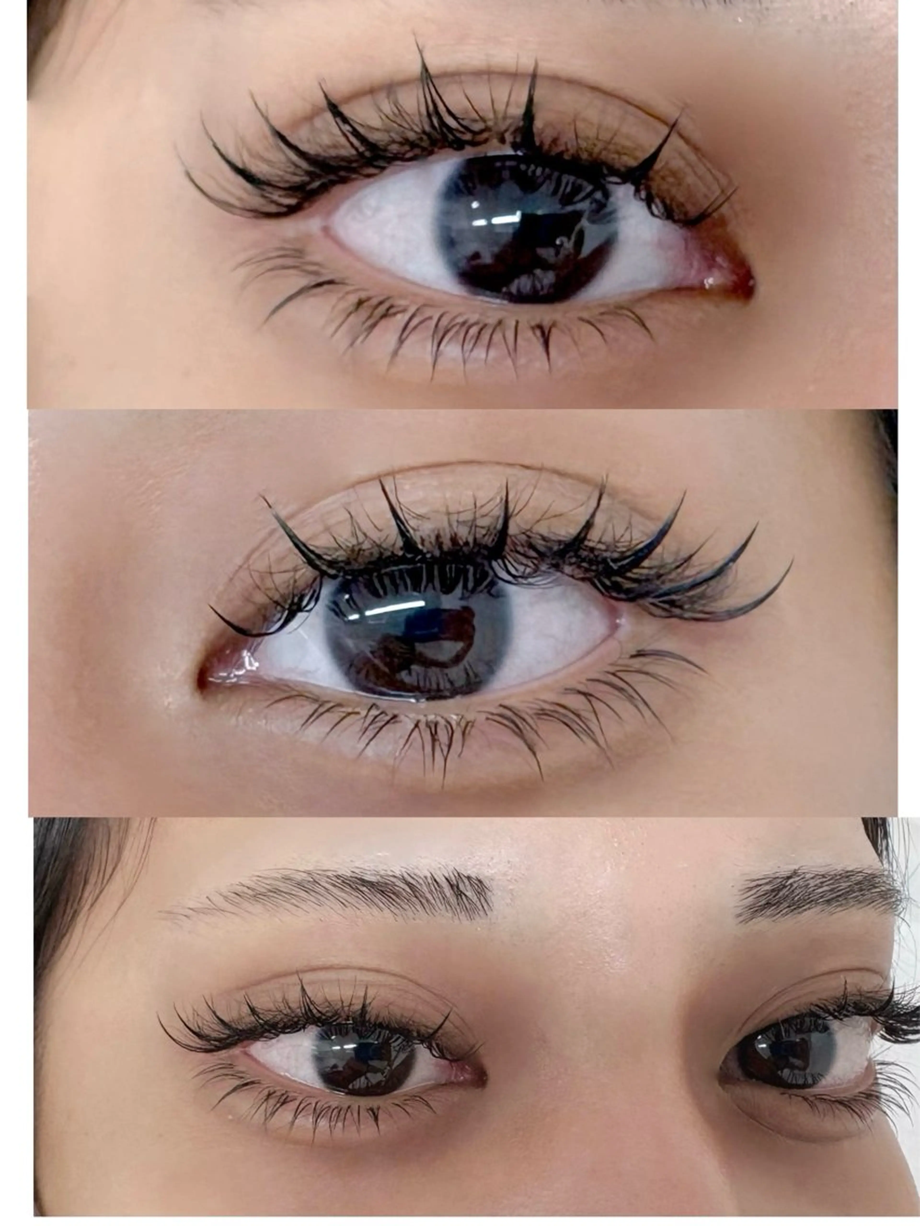 マツエク・マツパ 束感まつ毛 ナチュラル ボリュームラッシュ ワンホンマツエク マツエク A.MEYELASH SALON大久保店のマツエク・マツパデザイン