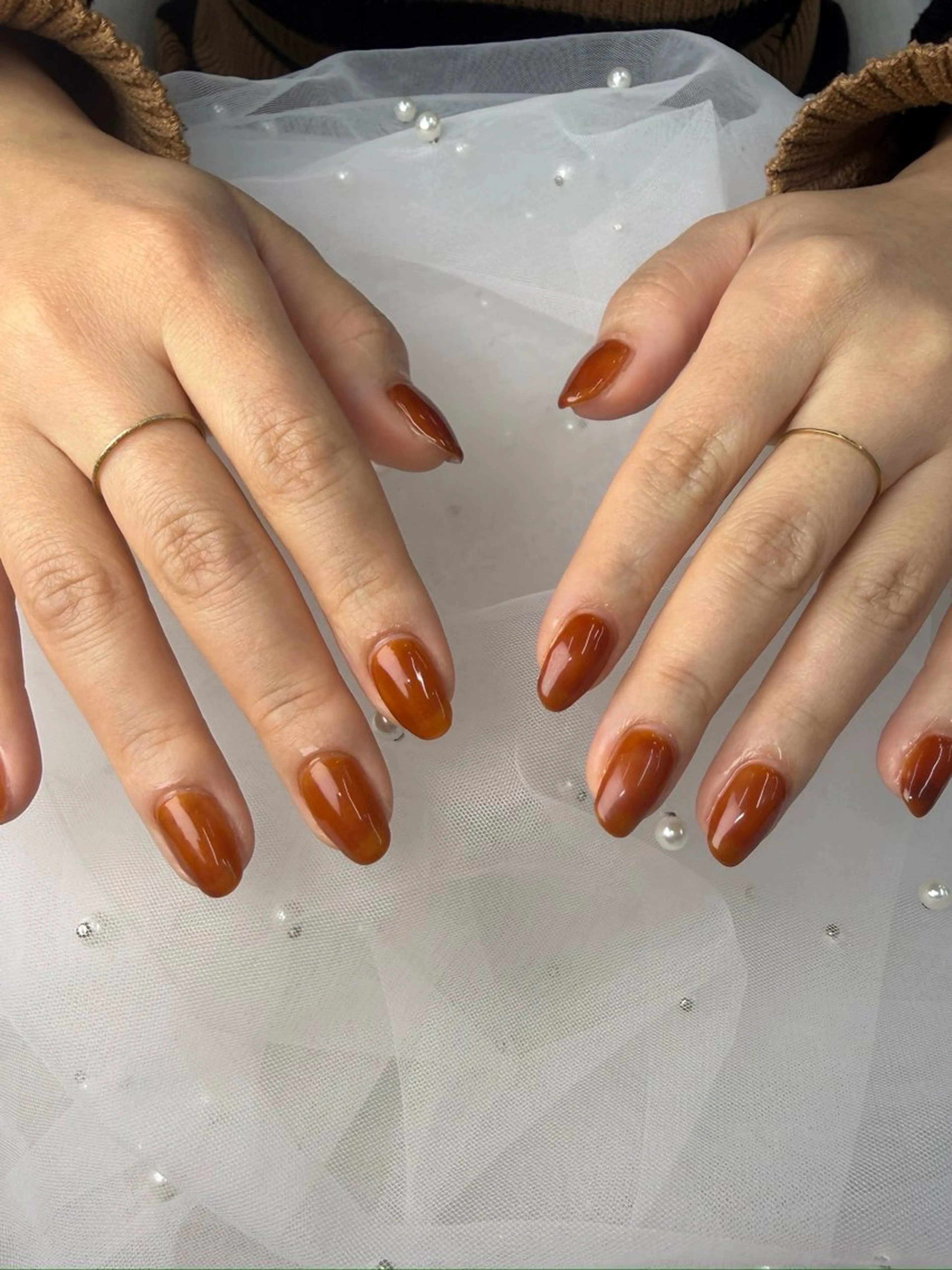 ネイル ワンカラーネイル ＆robe mayumiのネイルデザイン