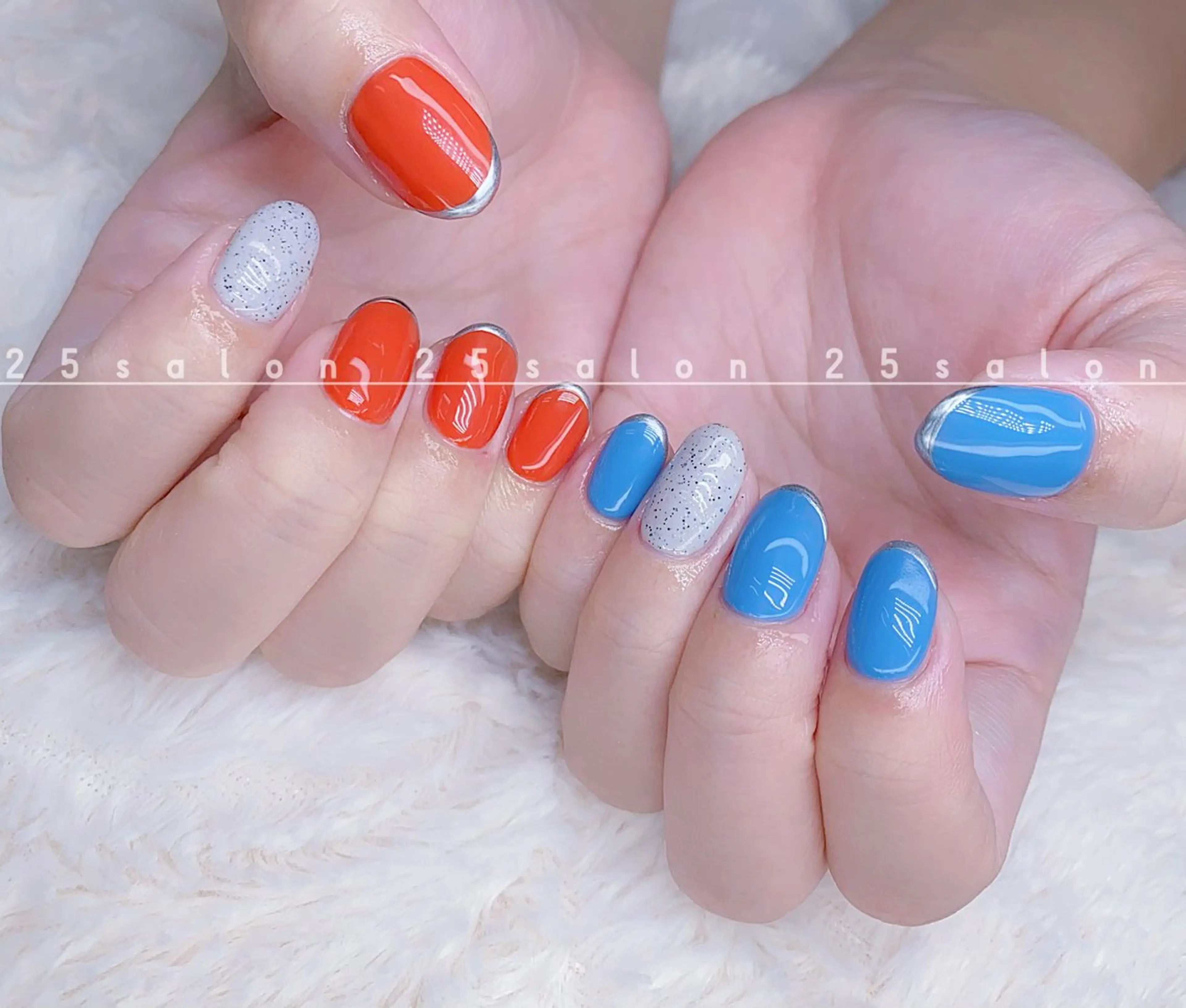 ネイル ジェルネイル 韓国ネイル ニュアンスネイル パラジェル ワンホンネイル 2 5のマツエク・マツパデザイン