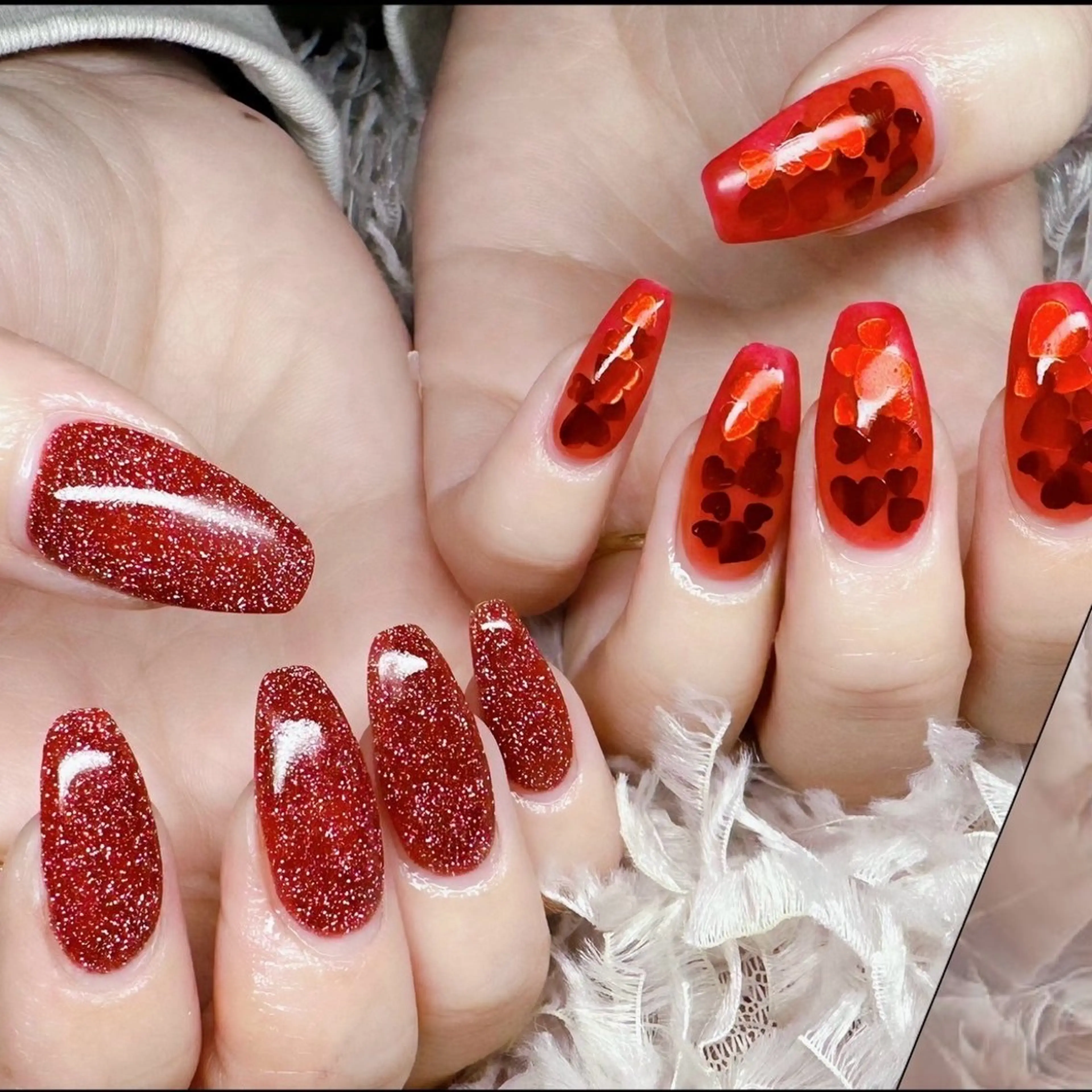 【ハートホロ×フラッシュ】オフ有り⭕️の写真