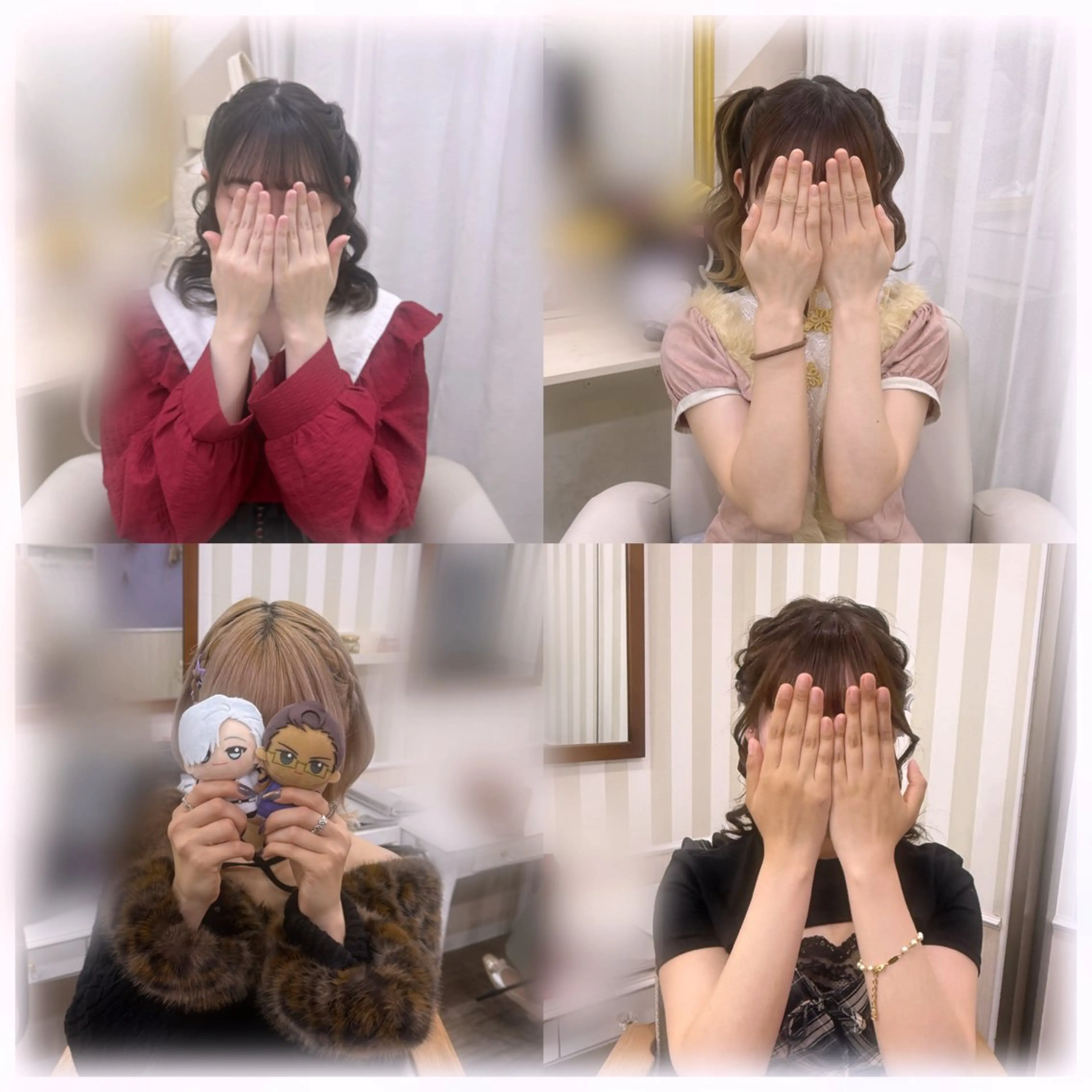 ミディアム ヘアアレンジ ボブ ヘアセット 🤍AIRA🤍のヘアスタイル