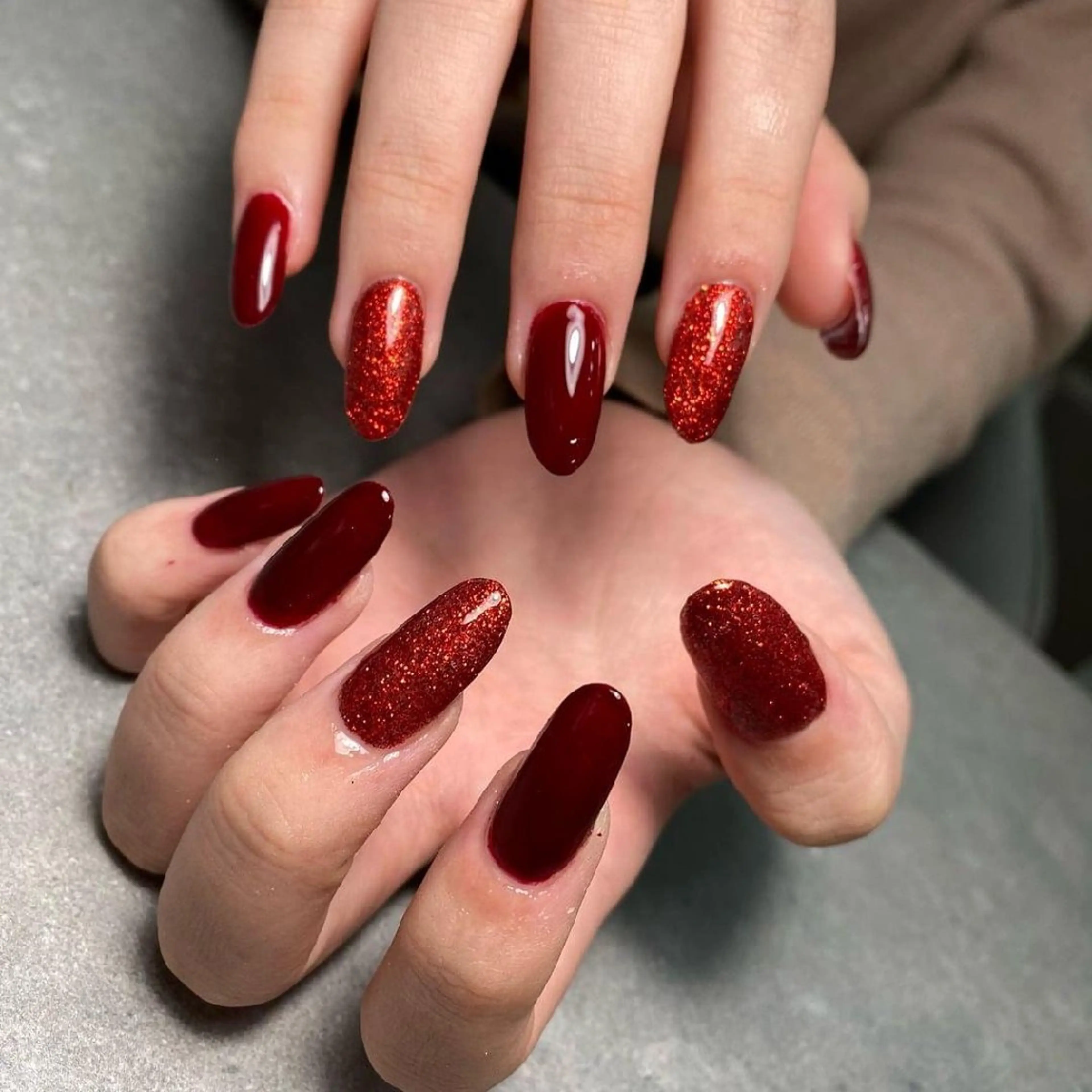 ネイル 冬ネイル クリスマス The 047のネイルデザイン