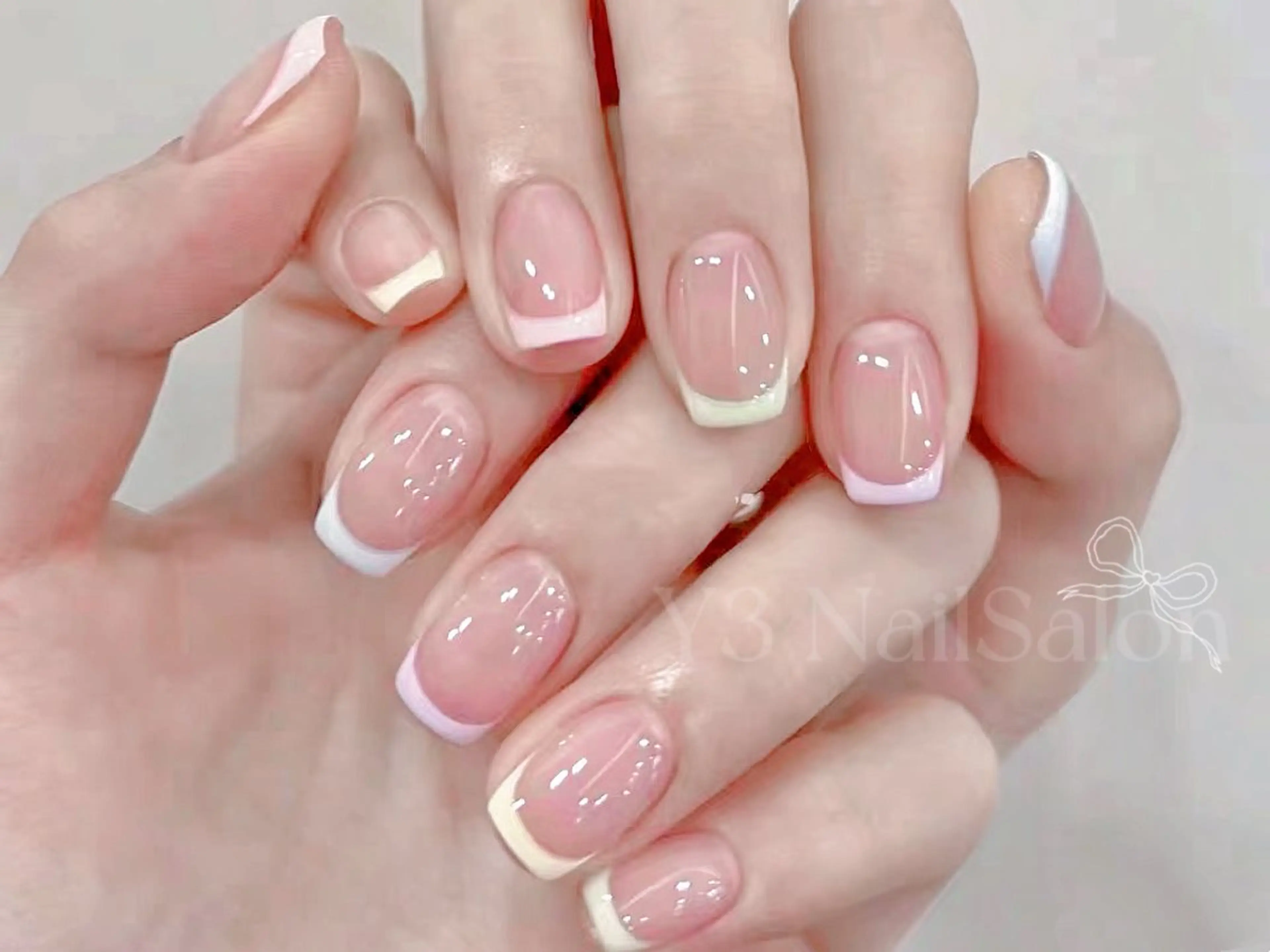 ネイル フレンチネイル ハンドネイル Y3 NailSalonのネイルデザイン