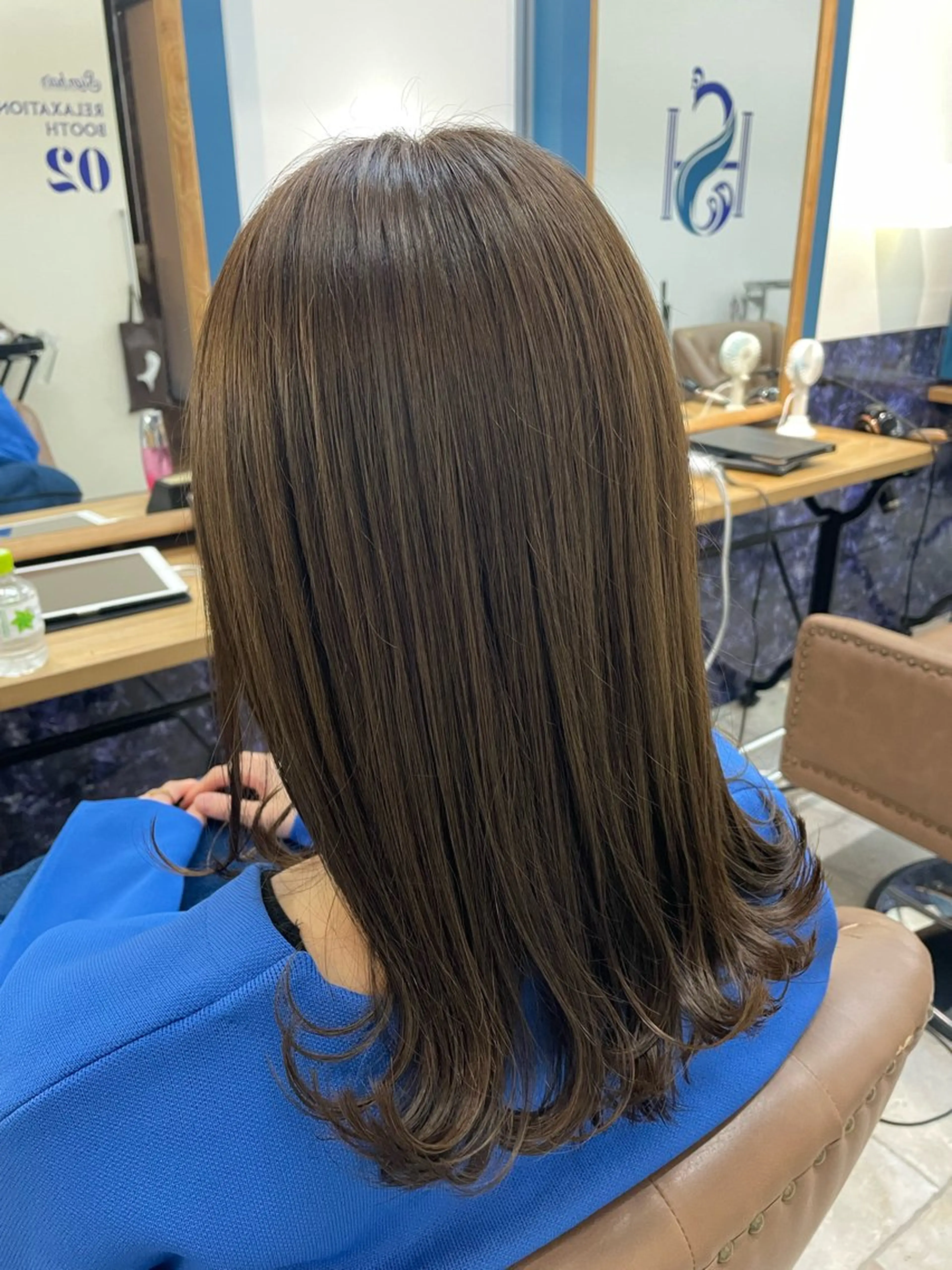 【🪞選べる艶カラー×前髪カット付き🪞】＋炭酸spa＋Aujuaクイックトリートメント🕊の写真