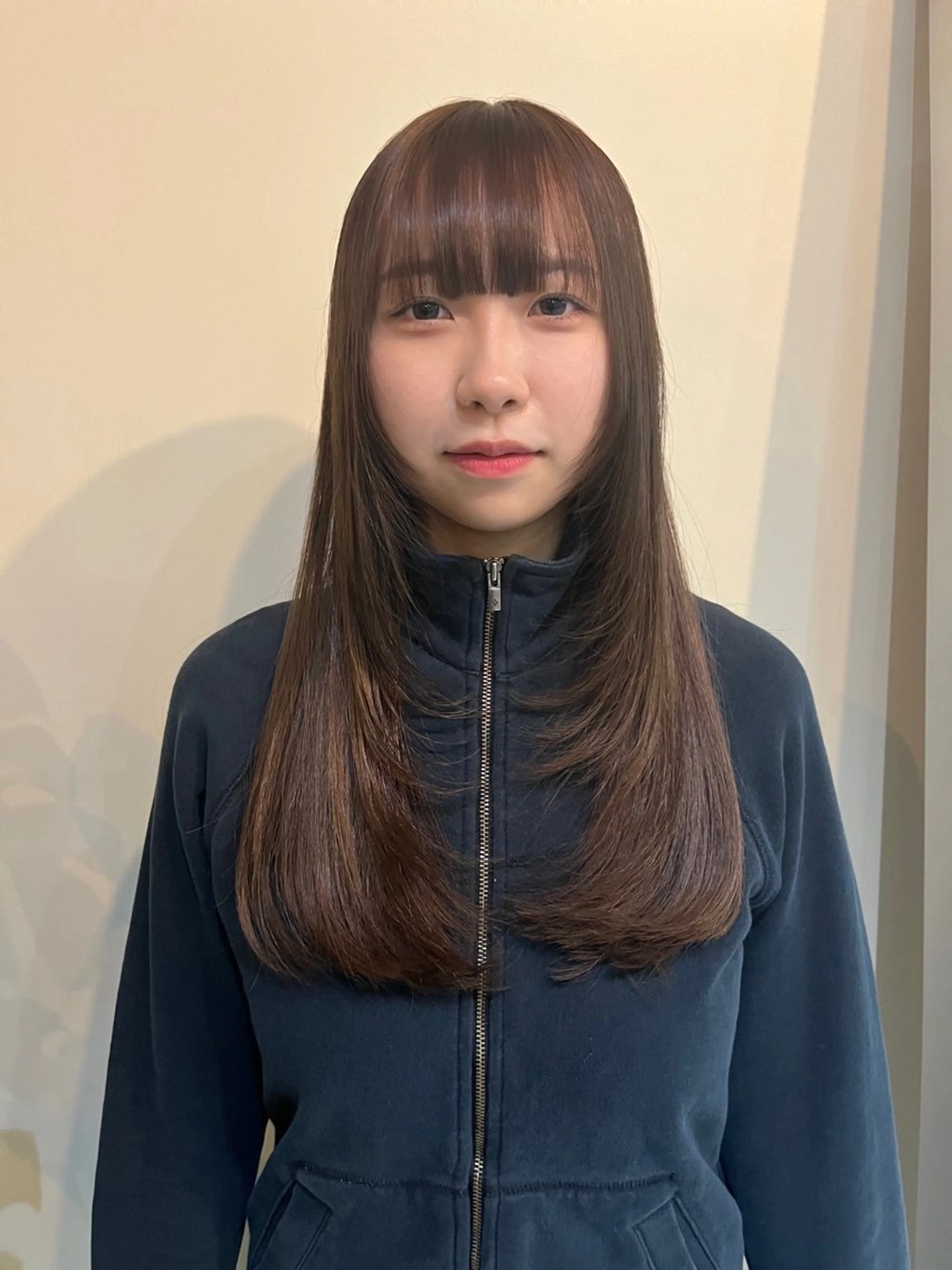 ロング レイヤーカット シャギー レイヤーカット\ウル フ　chinatsuのヘアスタイル