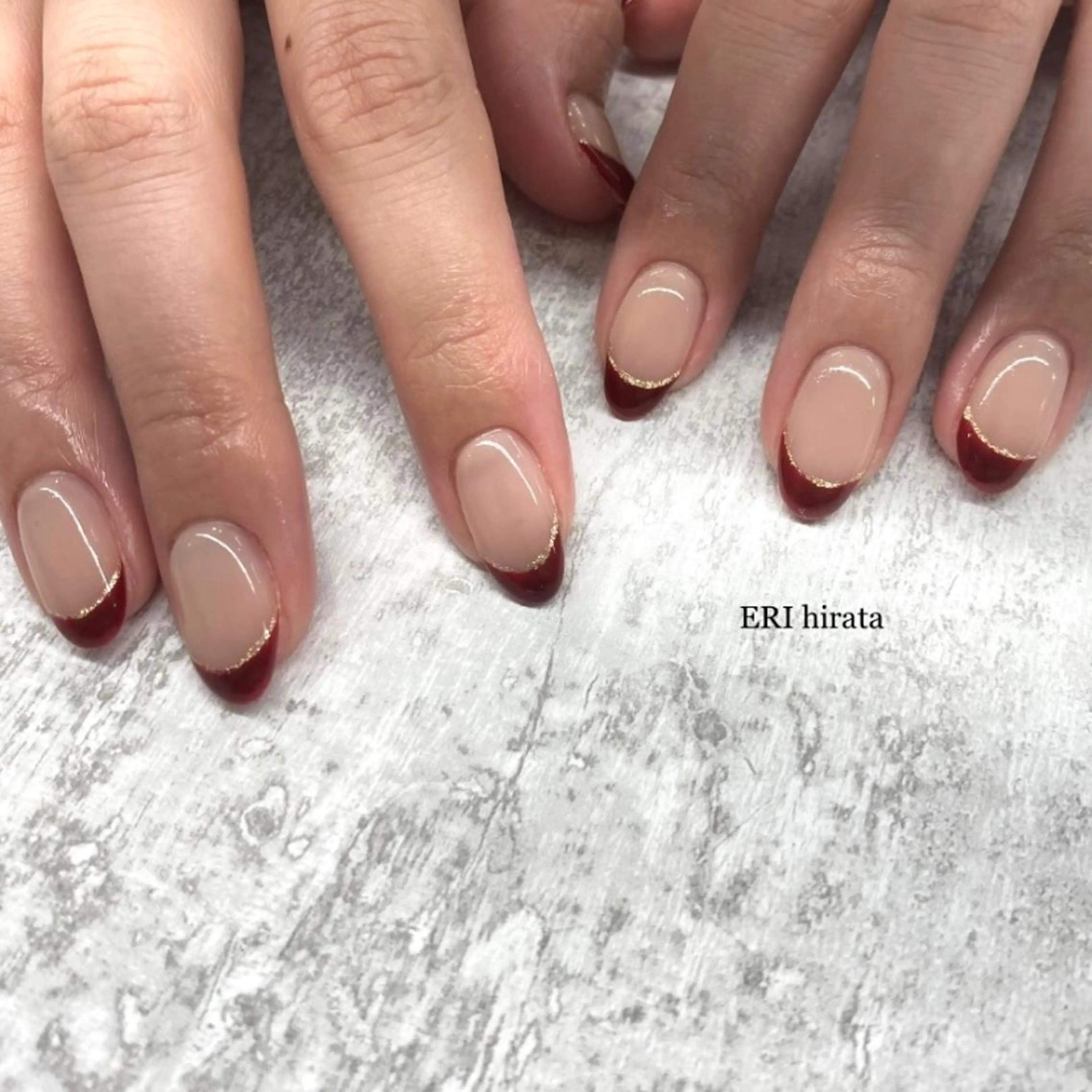 ネイル フレンチネイル nailsalon cojue ERIのネイルデザイン