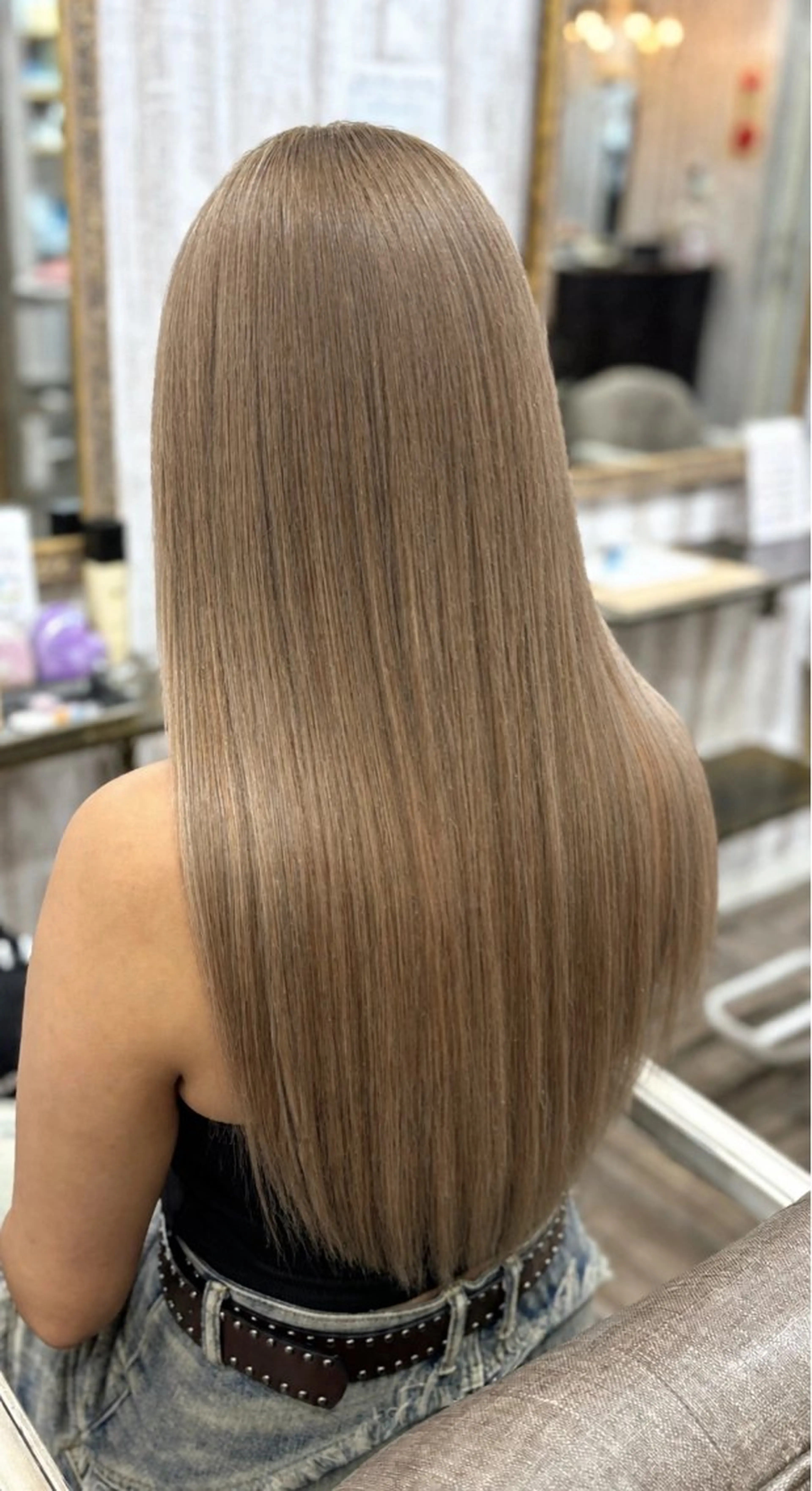 ロング カラー 高砂 夢希のヘアスタイル